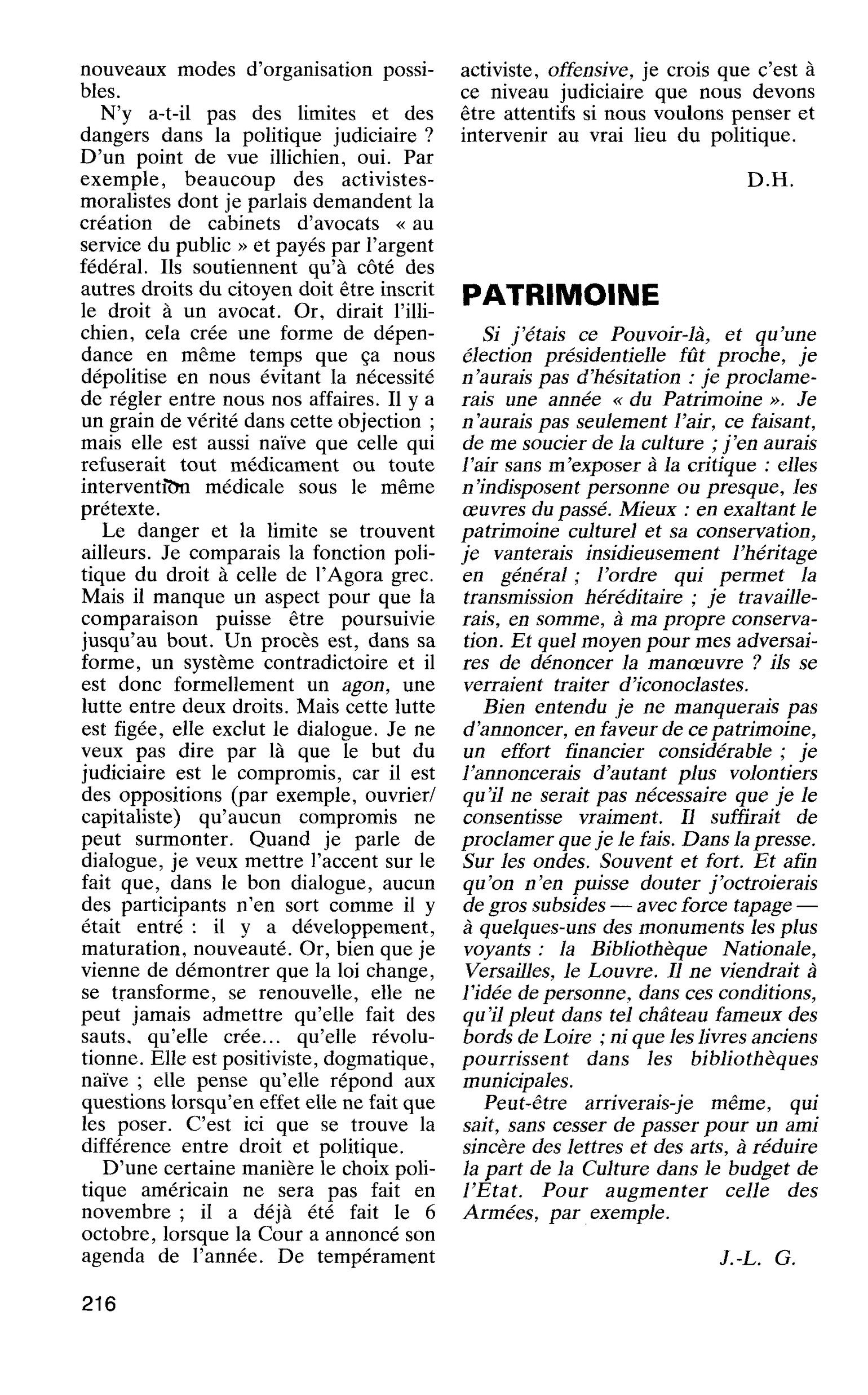 PATRIMOINE