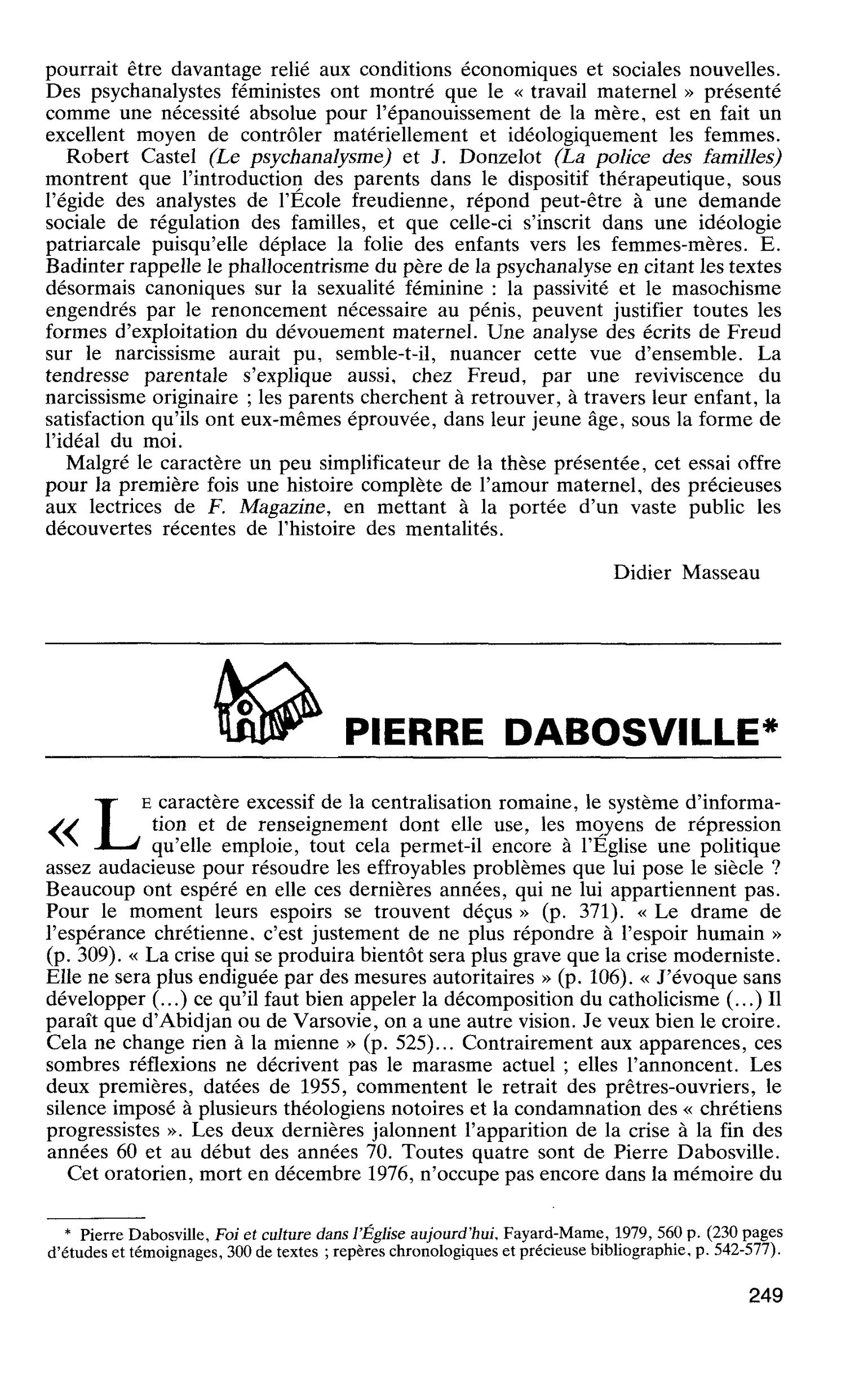 PIERRE DABOSVILLE