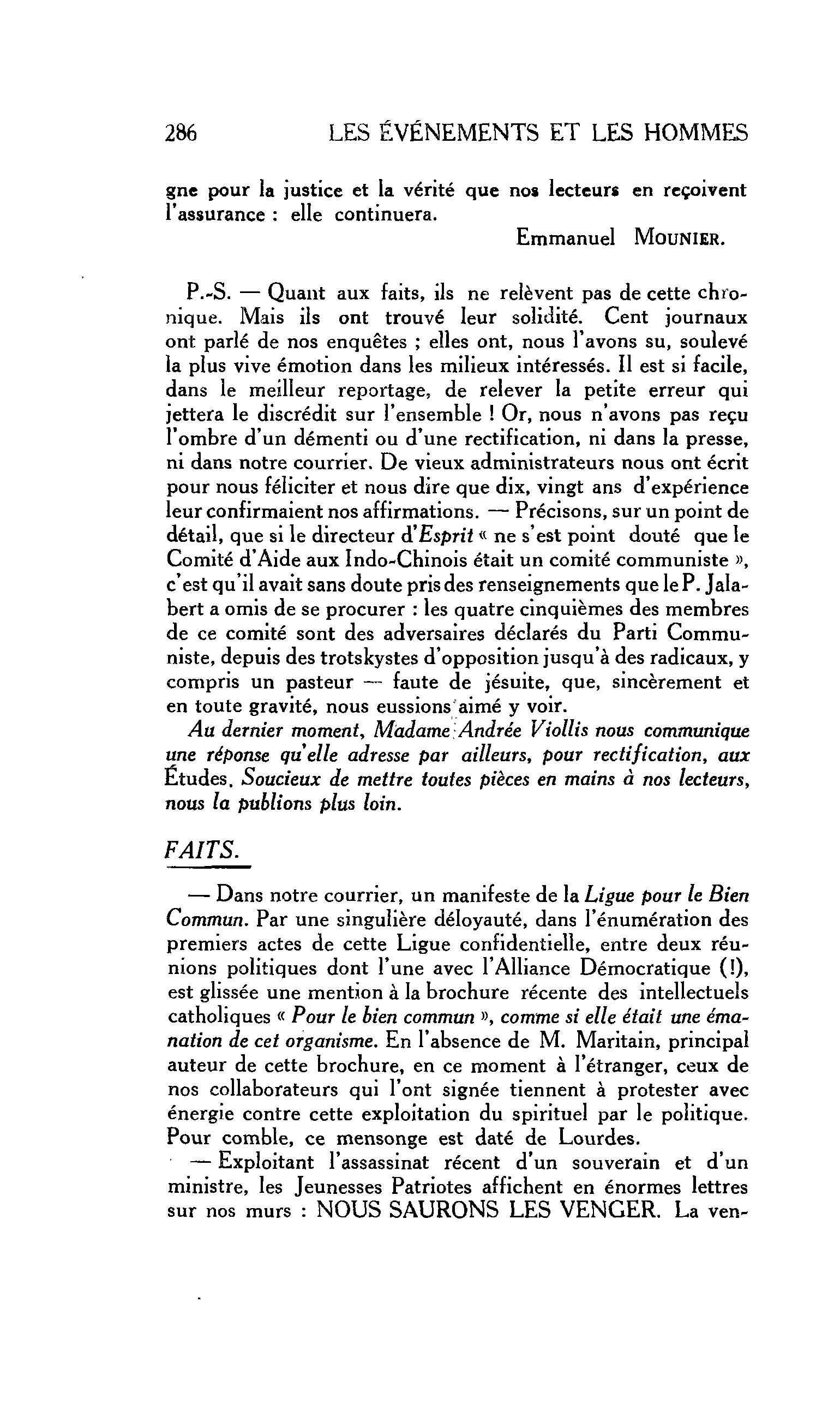 La religion et le monde : faits