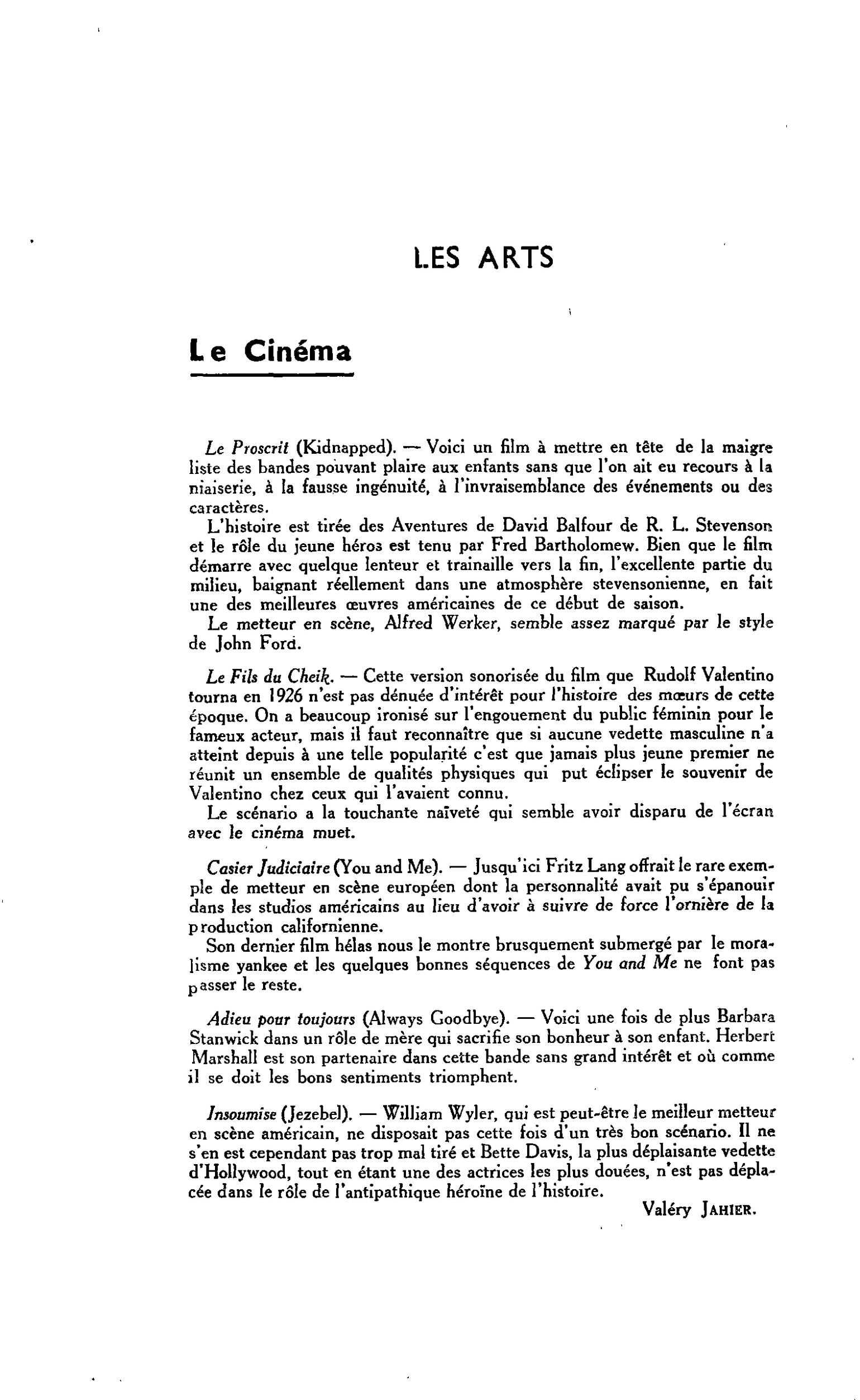 LES ARTS. Le Cinéma : Insoumise