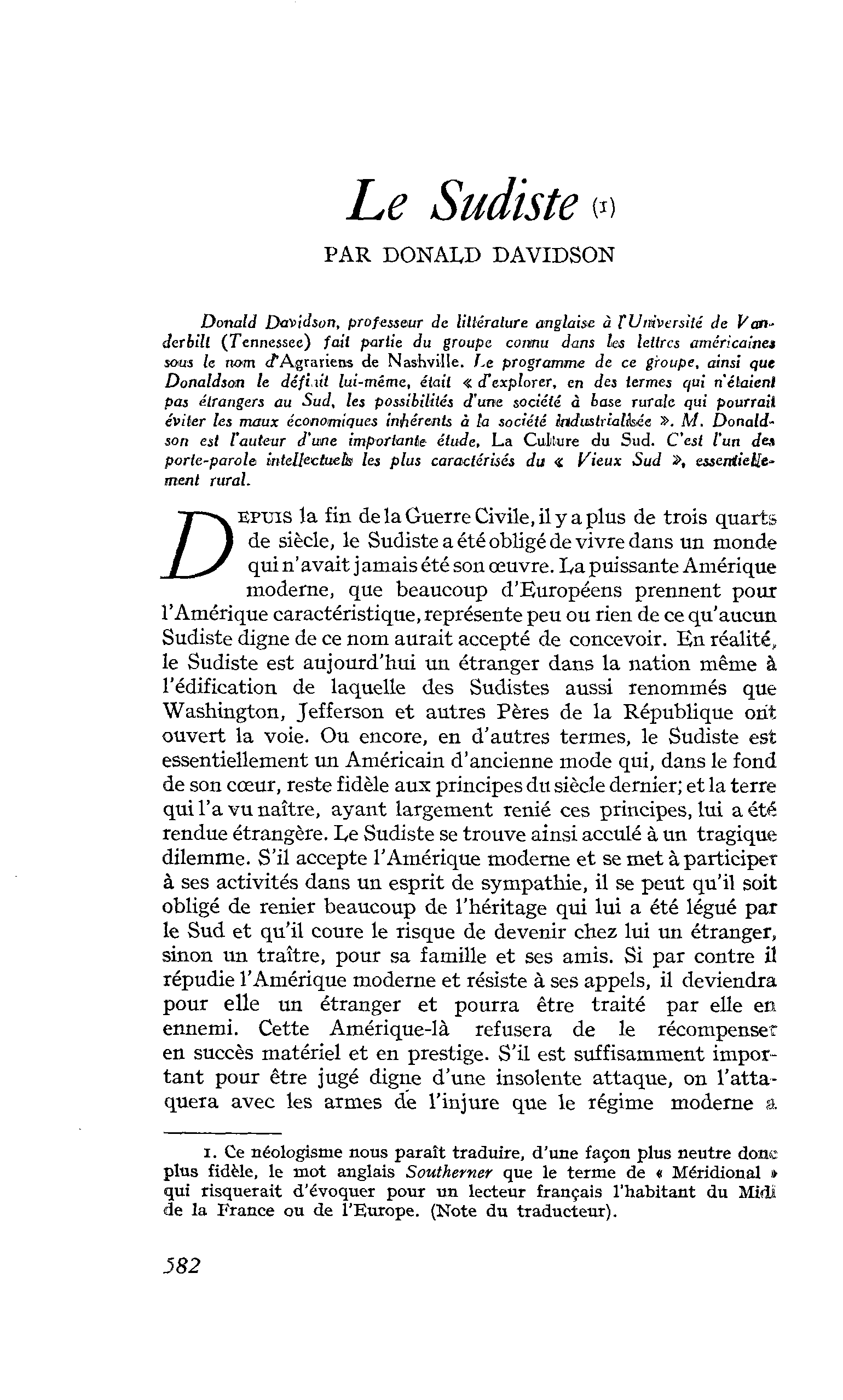 Le Sudiste