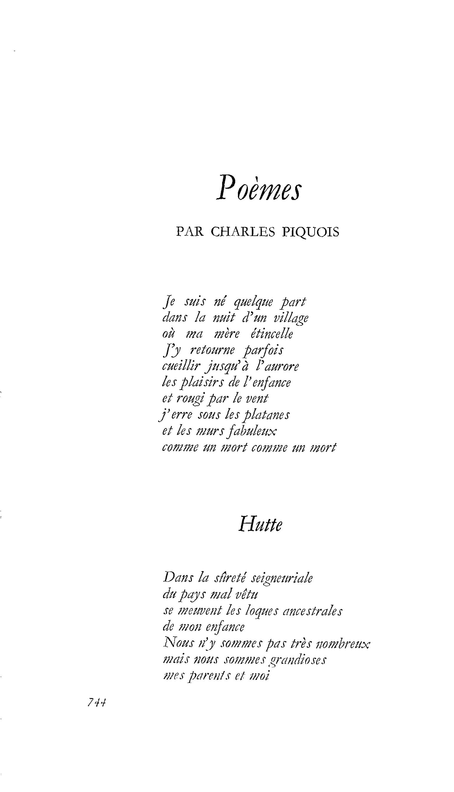 Poèmes