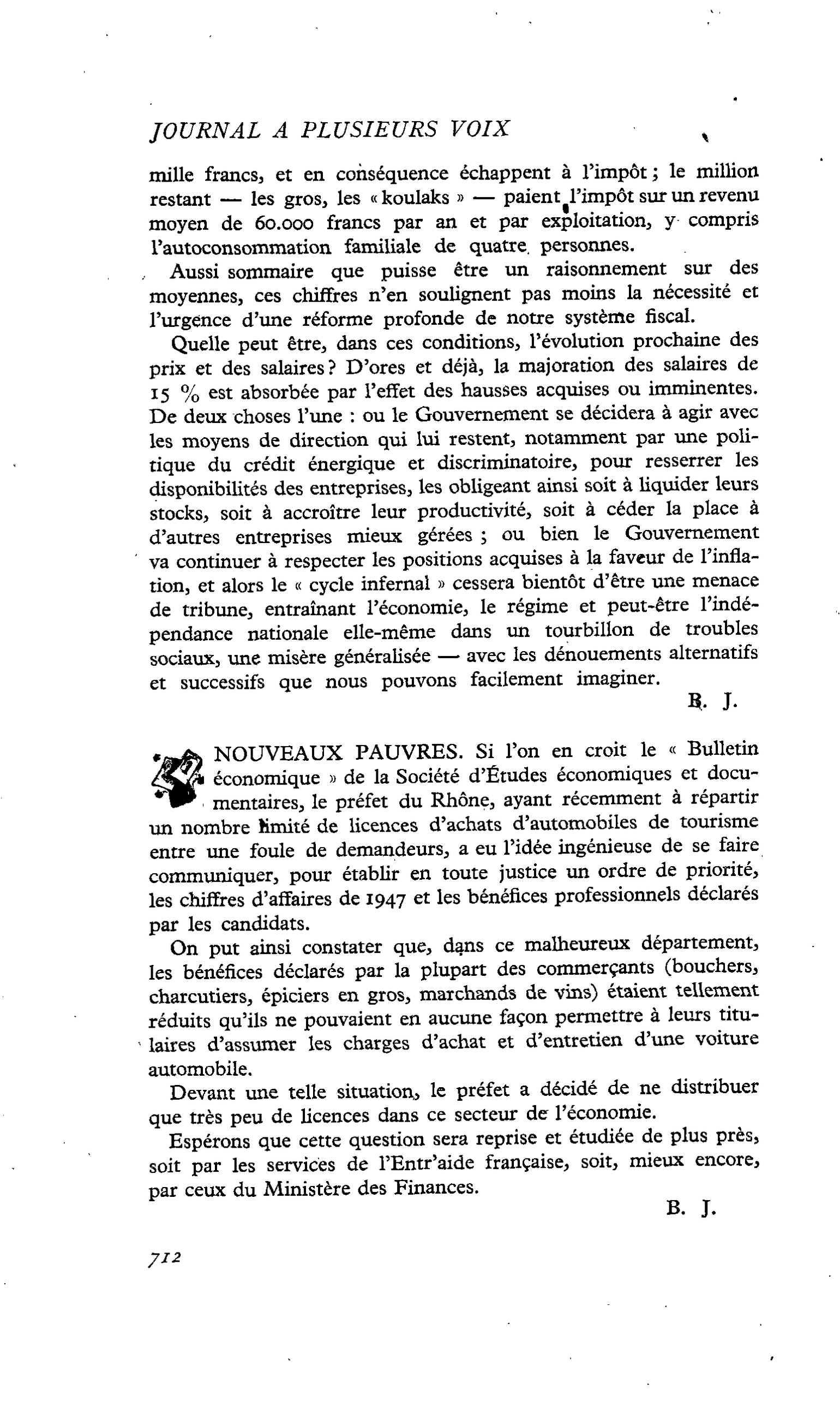 NOUVEAUX PAUVRES