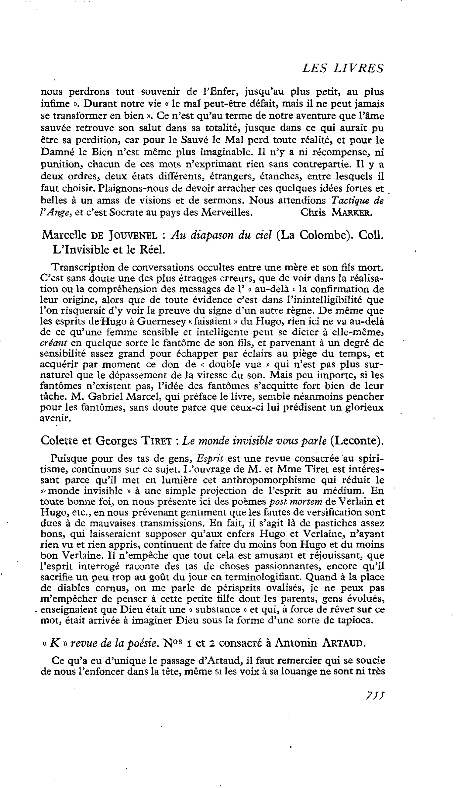 Colette et Georges Tiret : Le monde invisible vous parle