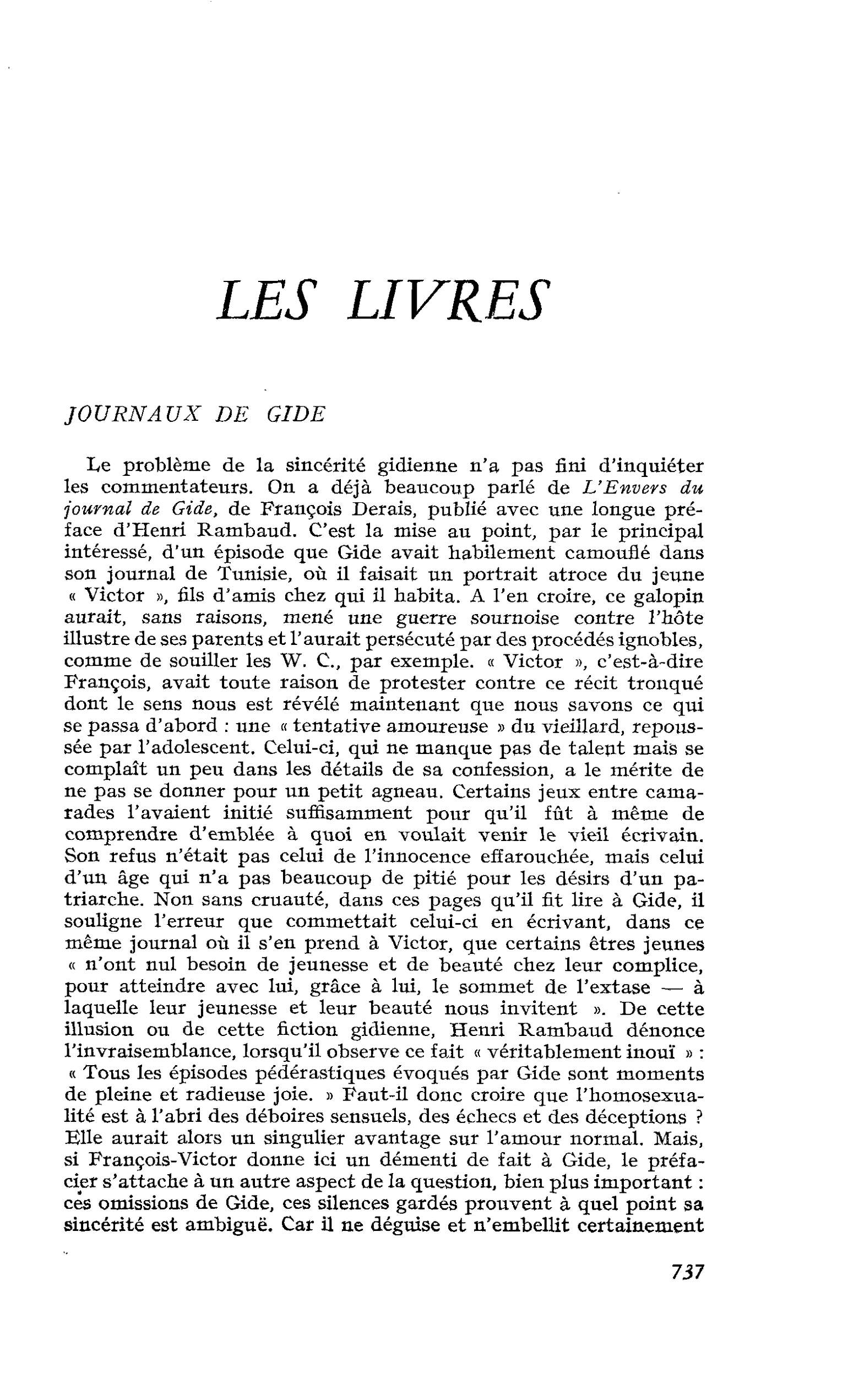 JOURNAUX DE GIDE