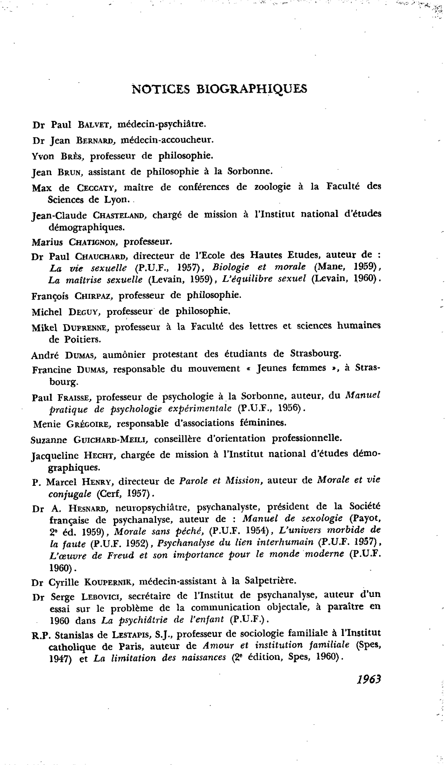 NOTICES BIOGRAPHIQUES