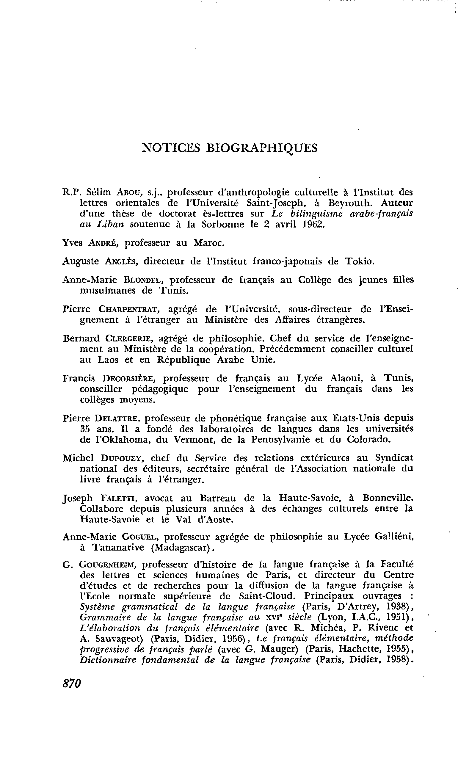 NOTICES BIOGRAPHIQUES