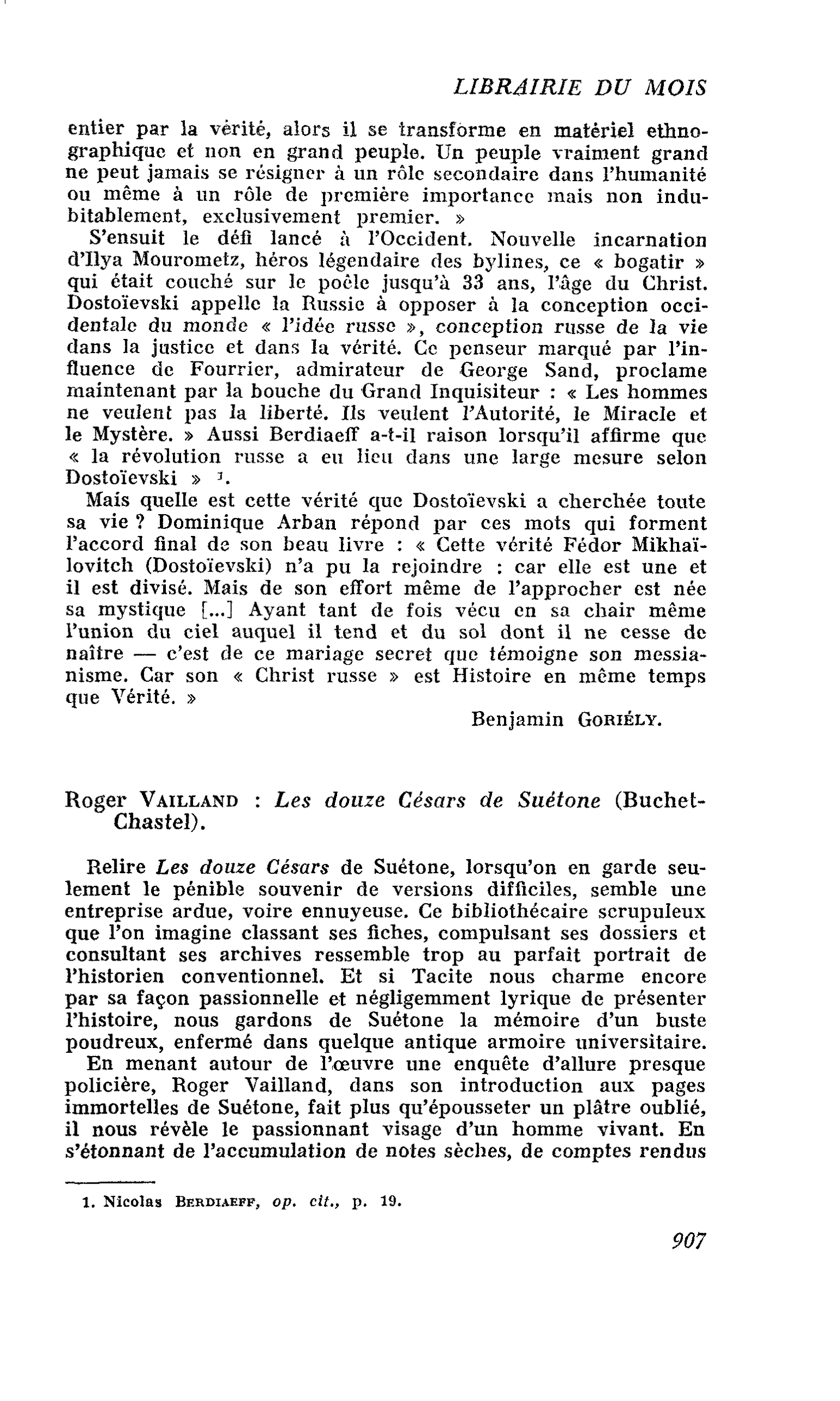 Roger Vailland : Les douze Césars de Suétone