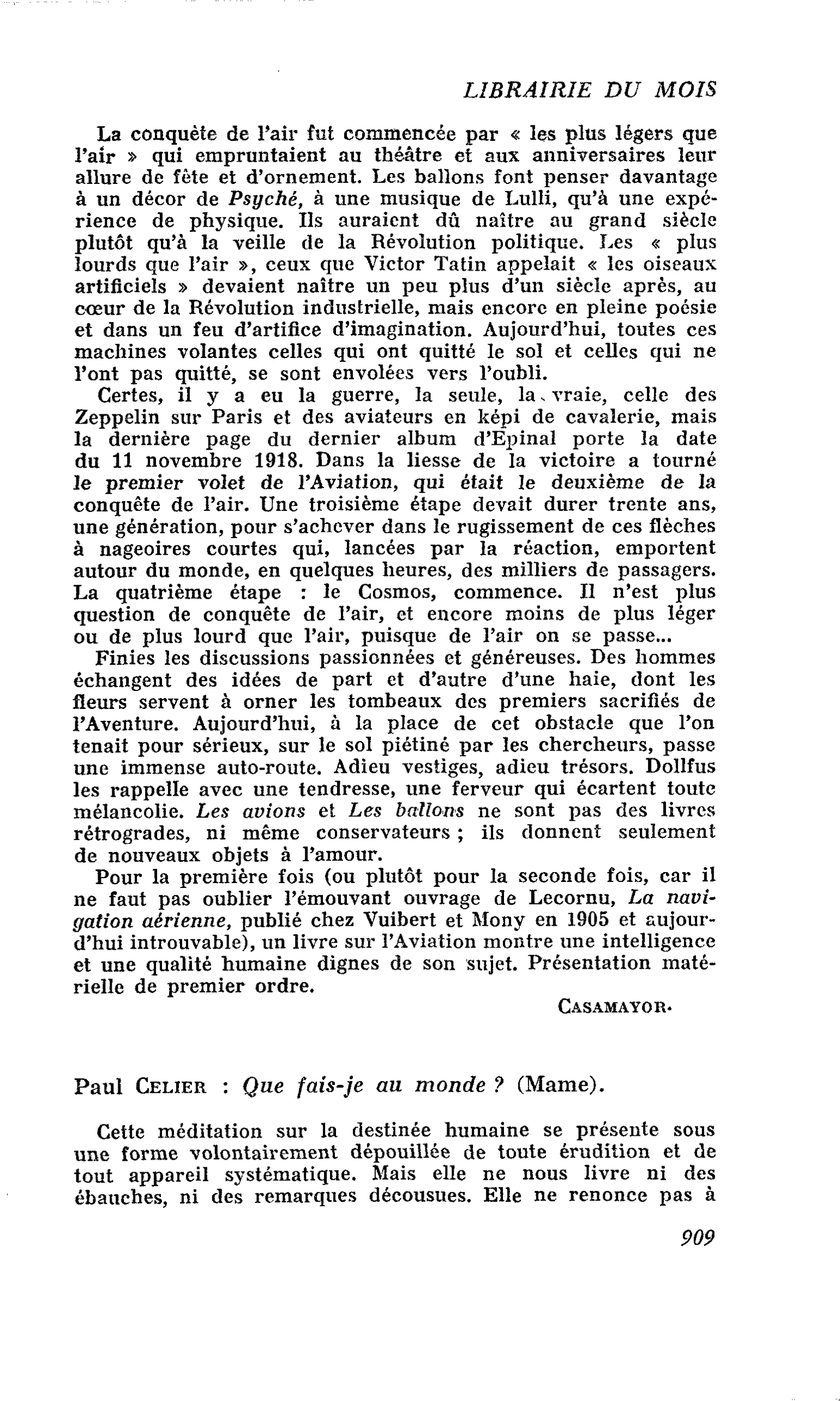 Paul Celier : Que fais-je au monde ?