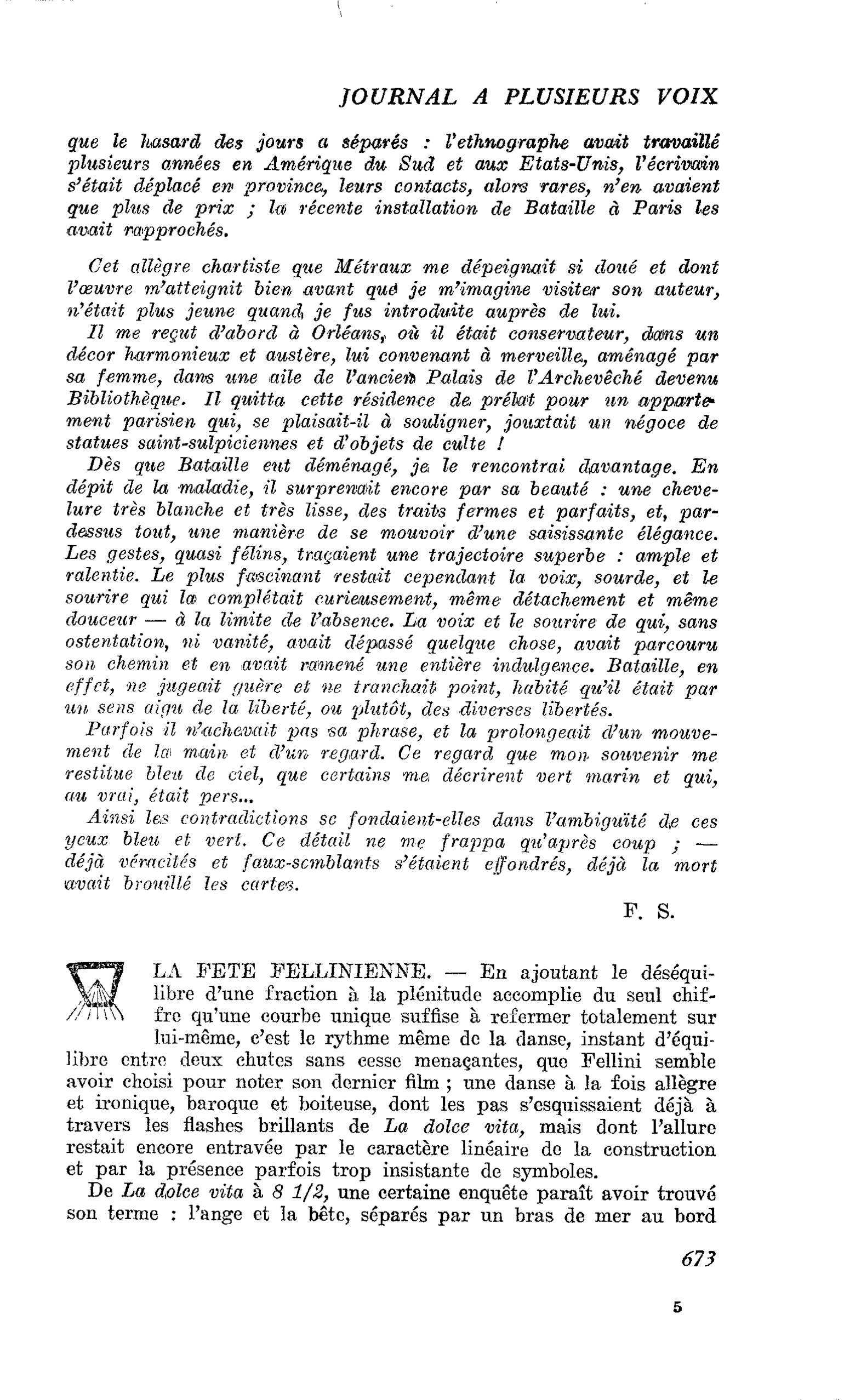 LA FETE FELLINIENNE