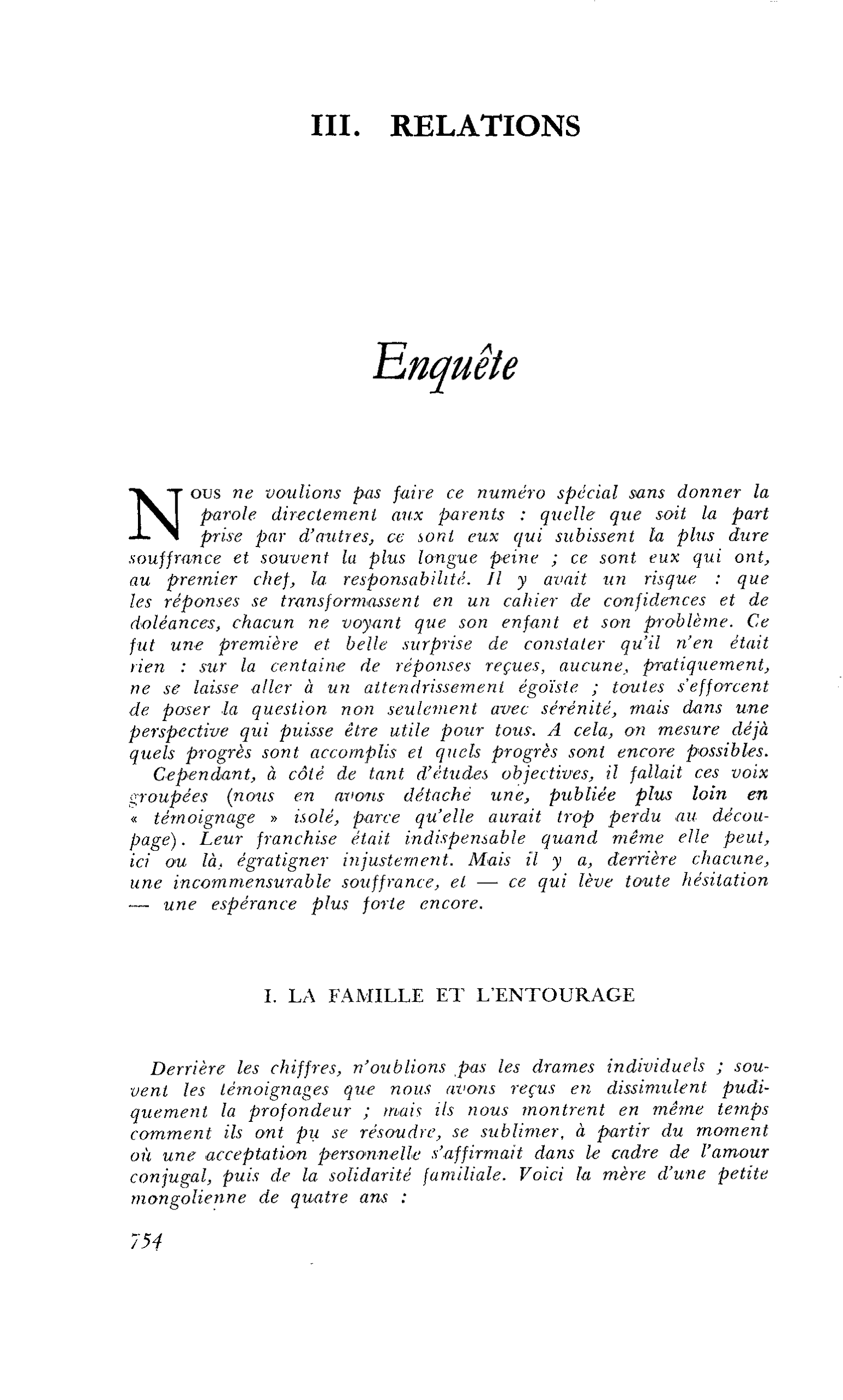 Enquête