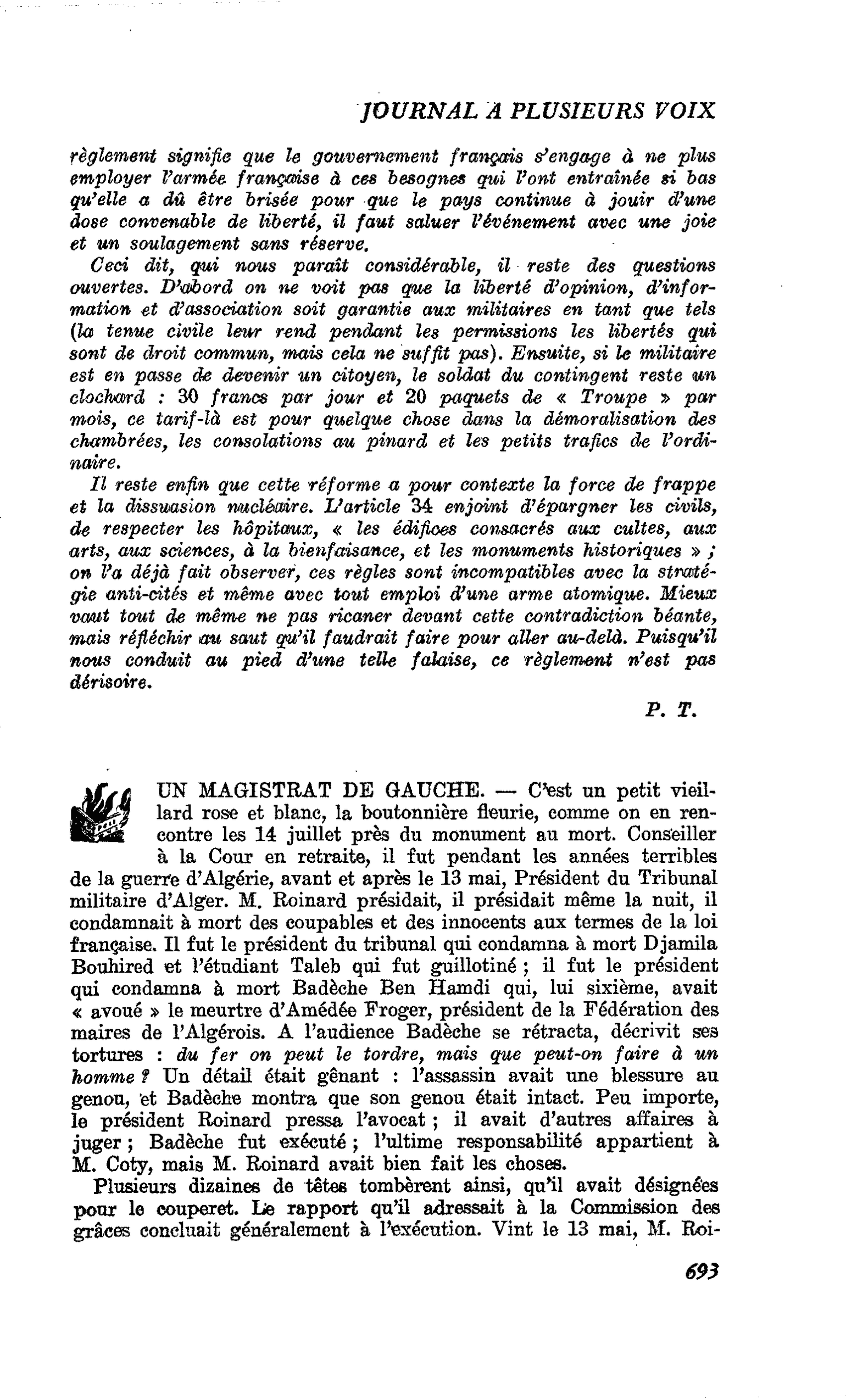 UN MAGISTRAT DE GAUCHE