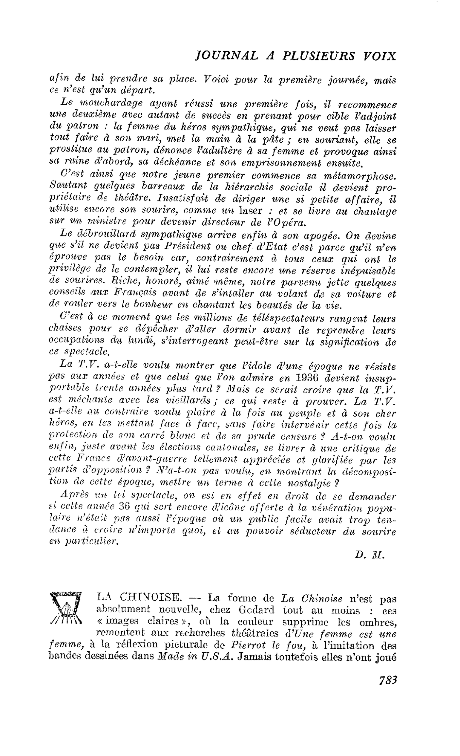 LA CHINOISE