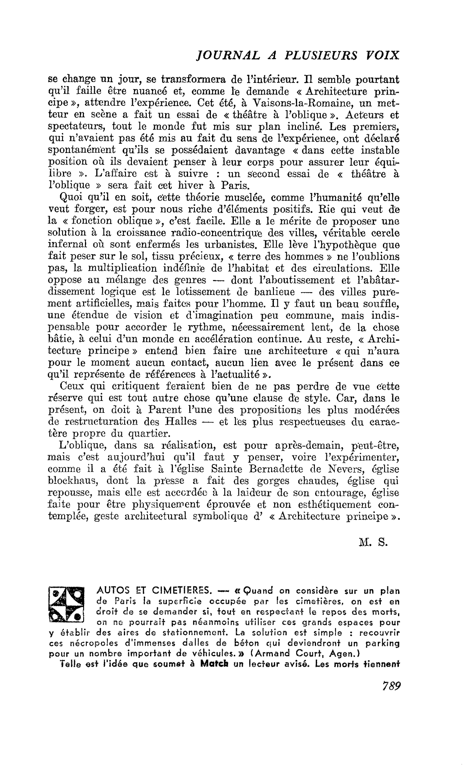 AUTOS ET CIMETIERES