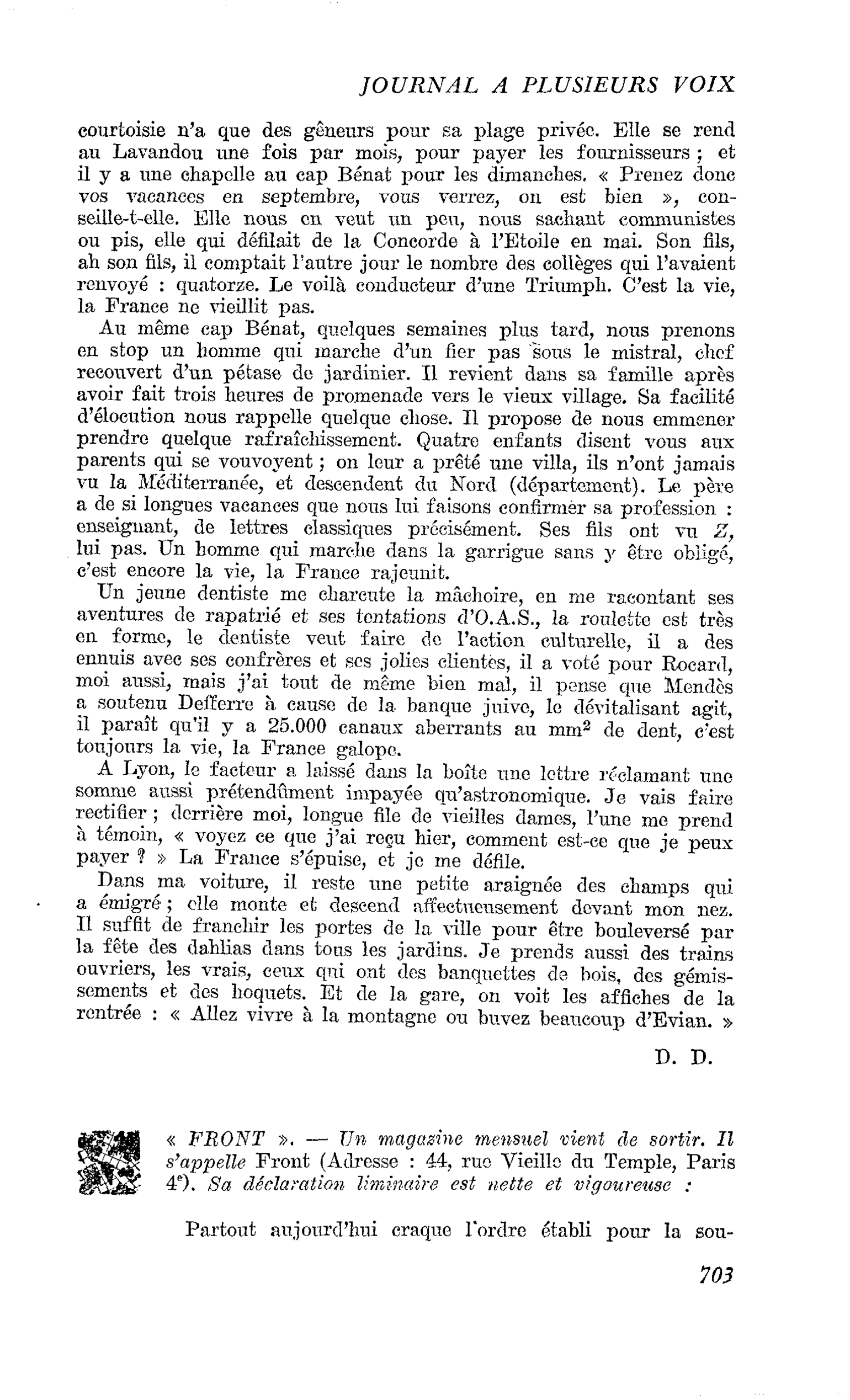 « FRONT »