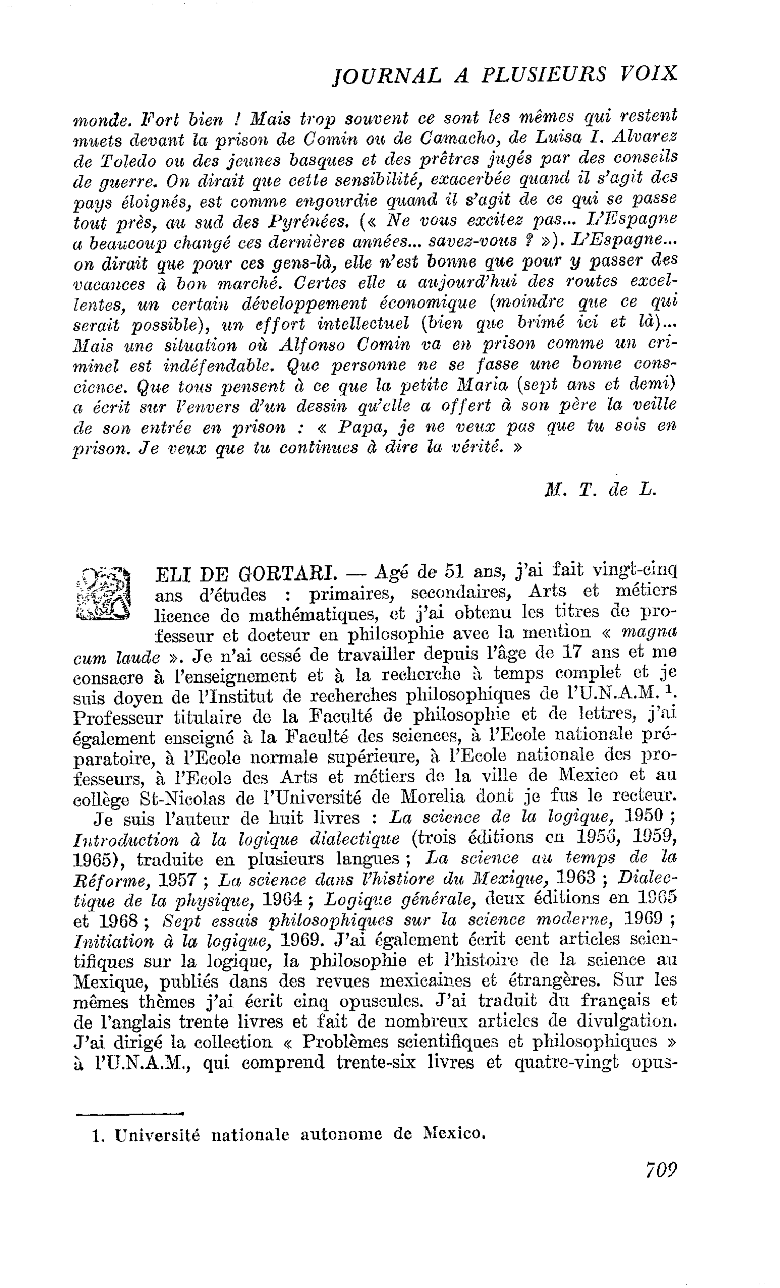 ELI DE GORTARI