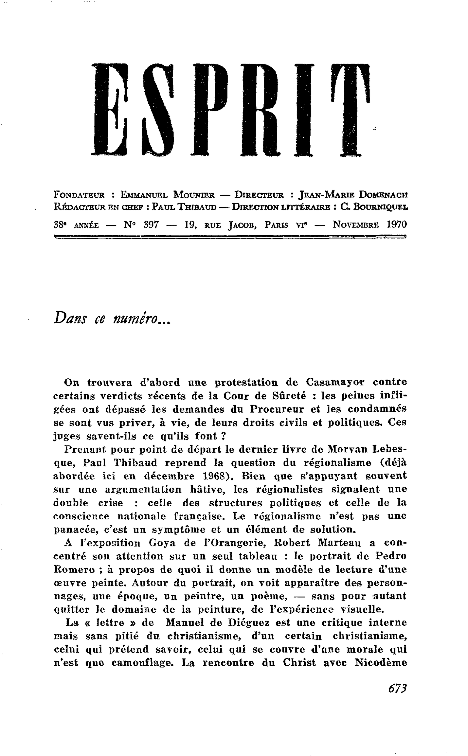 Dans ce numéro…