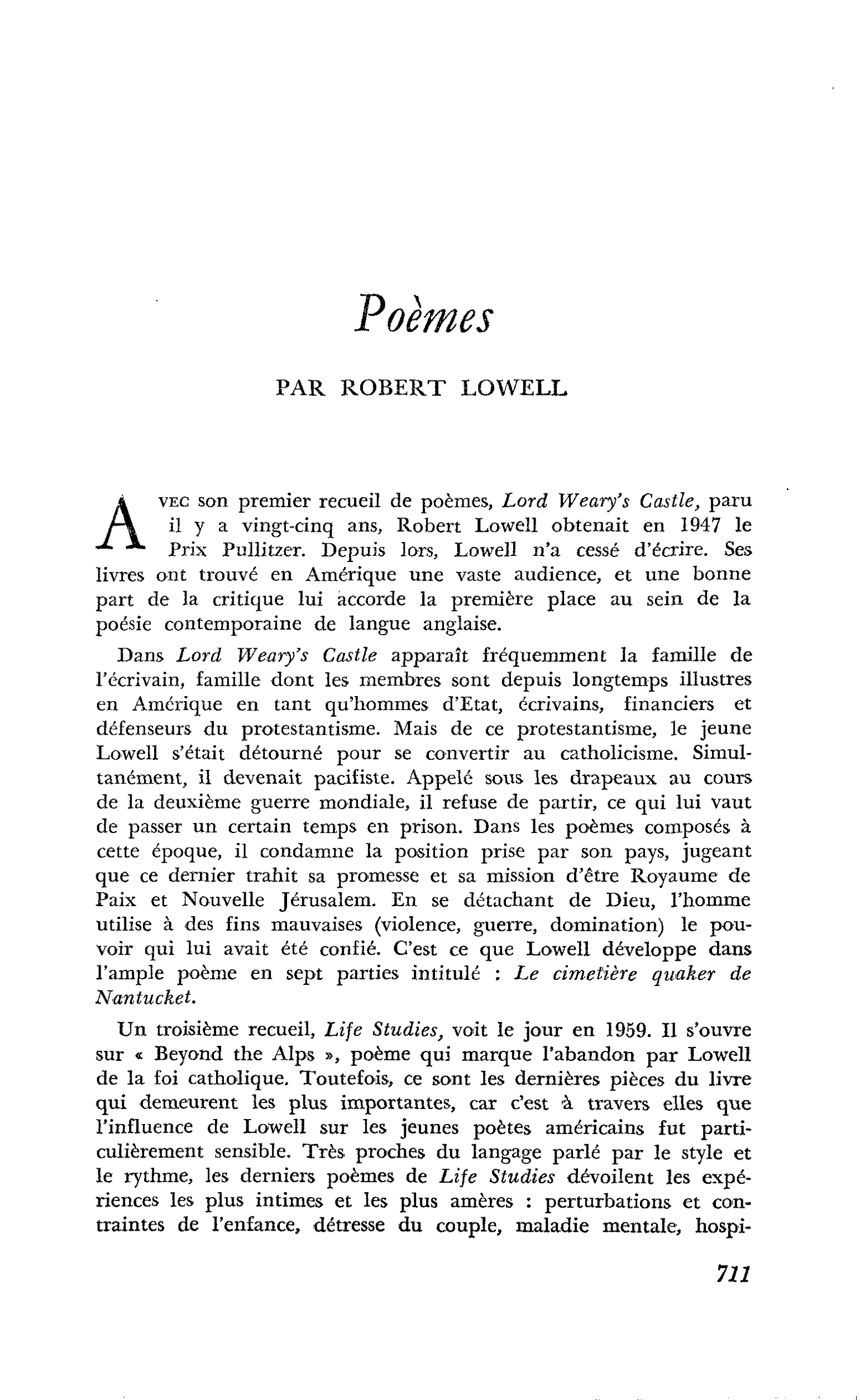 Poèmes