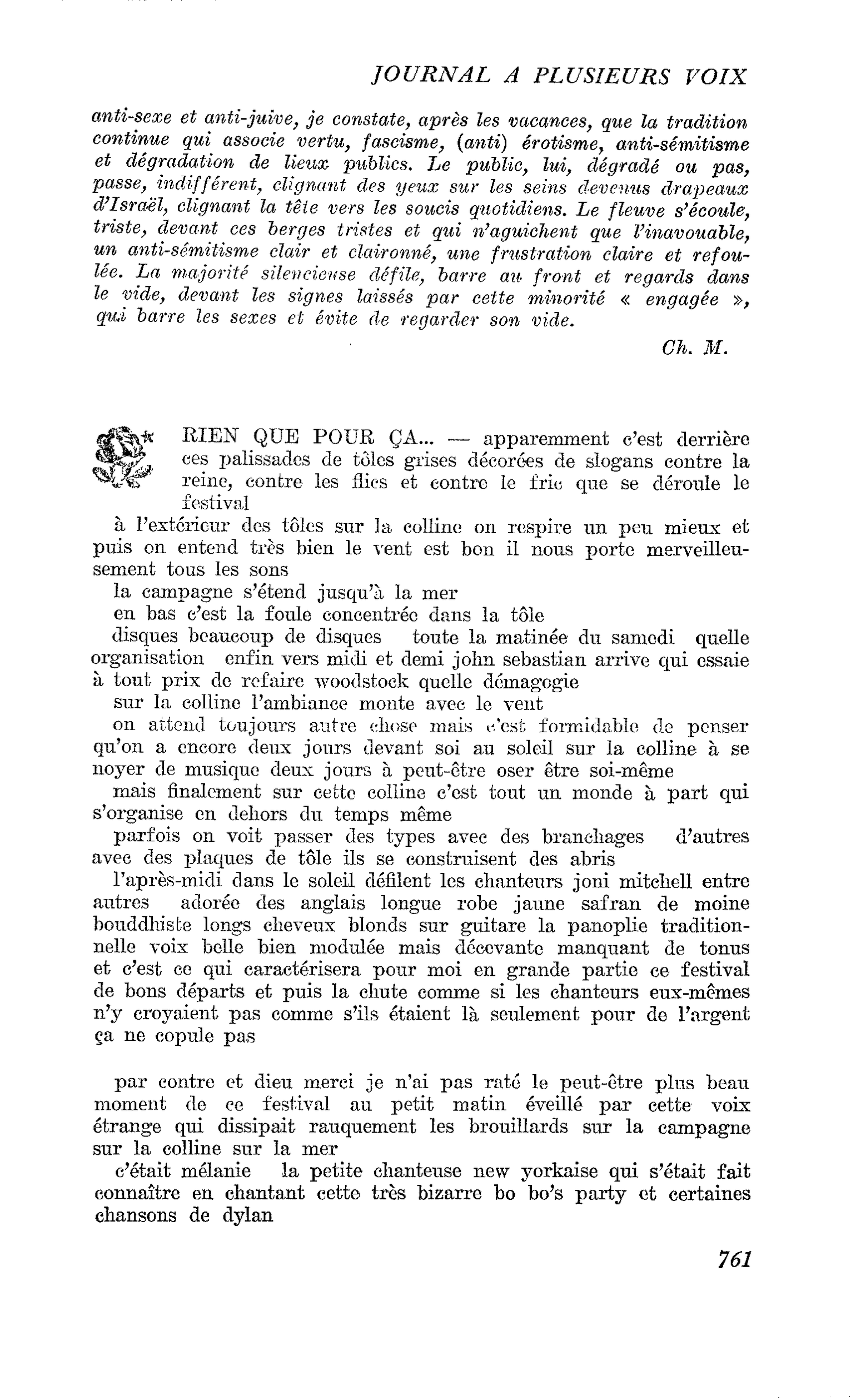 RIEN QUE POUR ÇA…