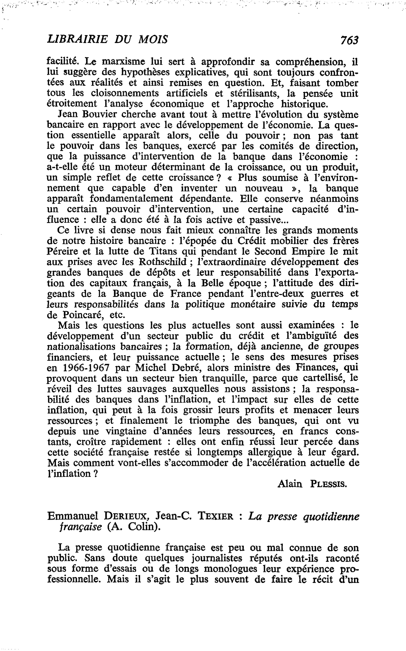 Emmanuel Derieux, Jean-C. Texier : La presse quotidienne française