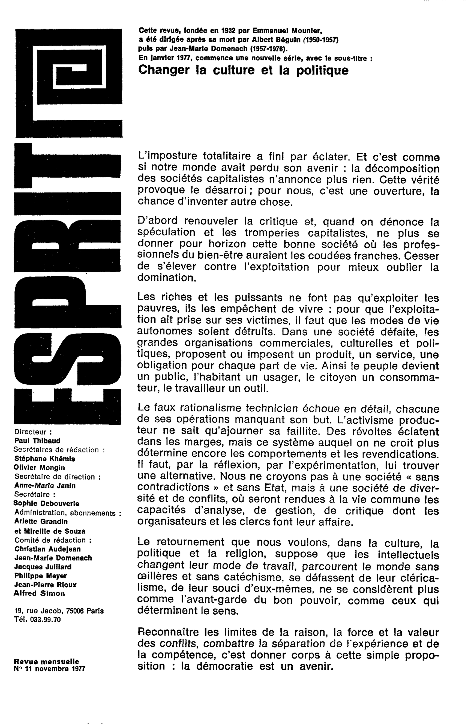 Editorial