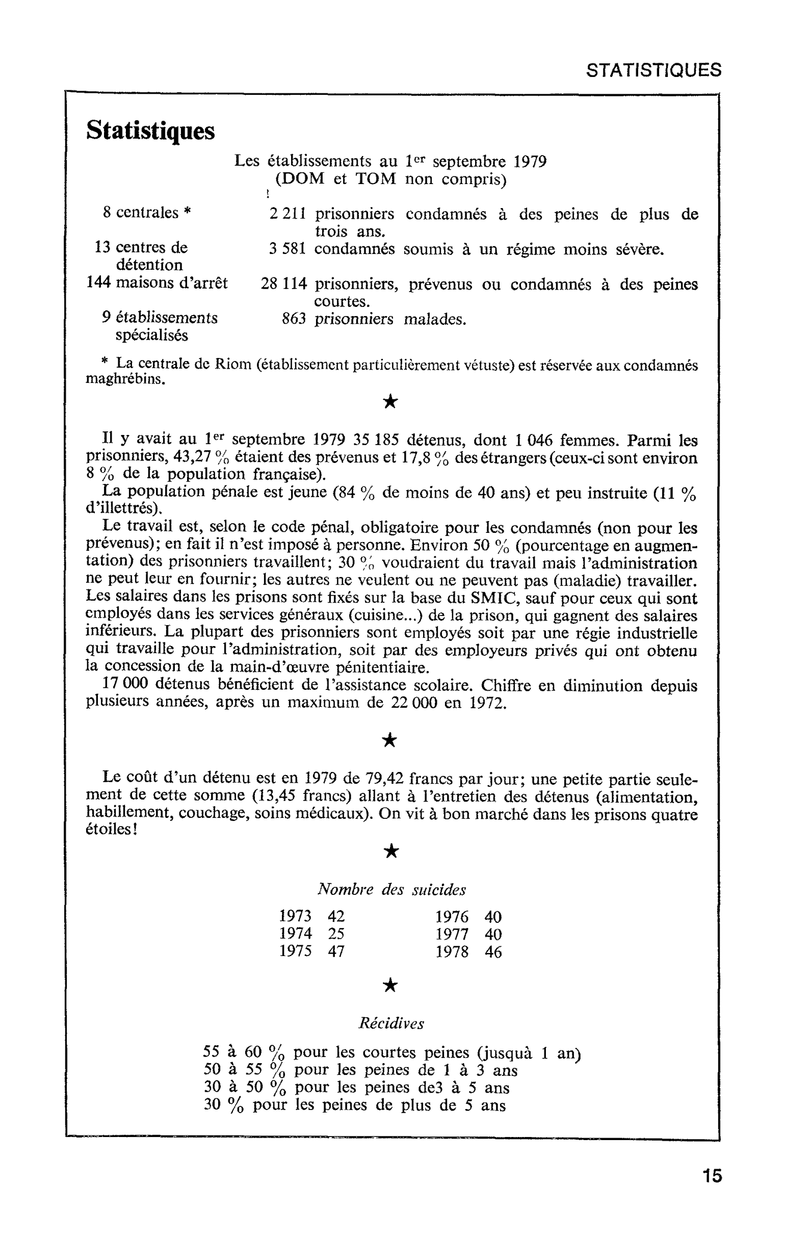 Statistiques