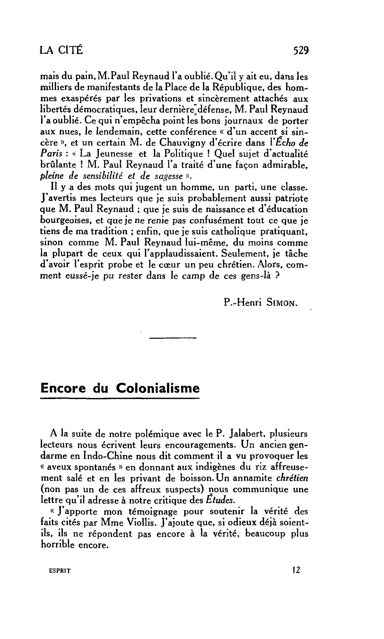 Les arts : Encore du Colonialisme