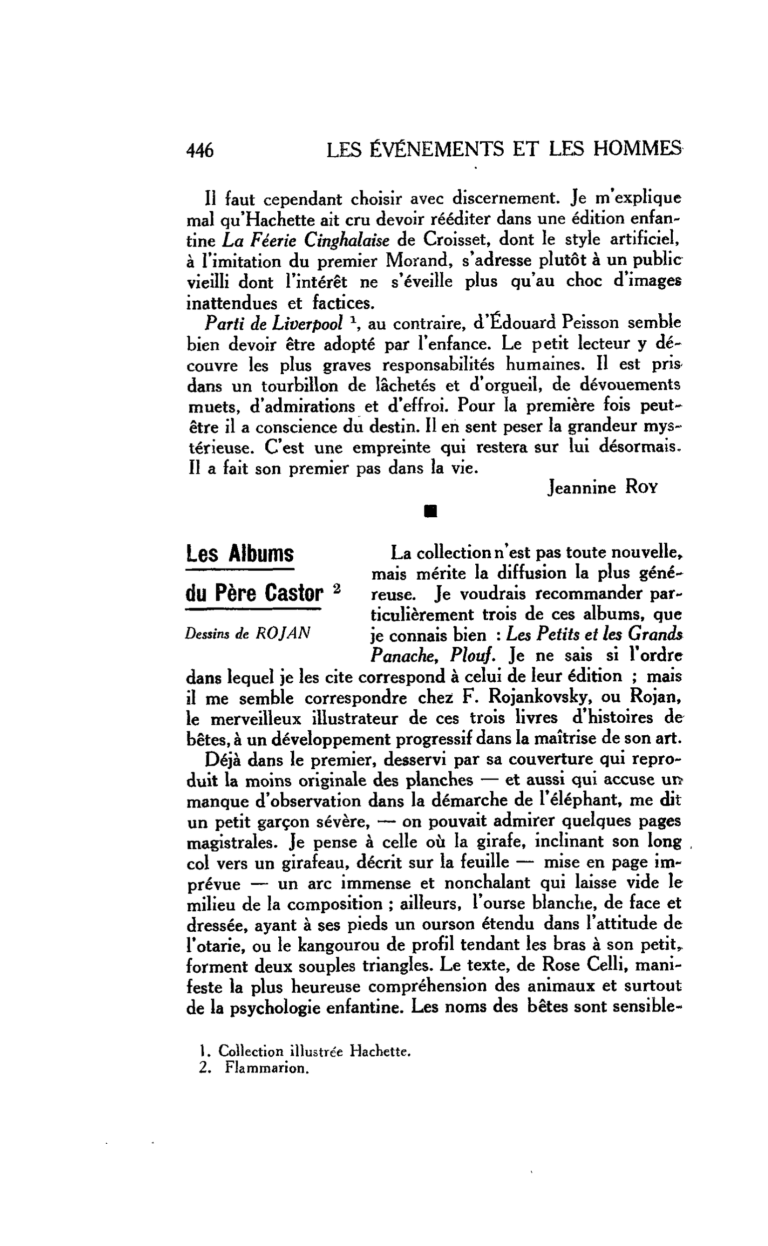 LES LETTRES : Les Albums du Père Castor 2. Dessins de ROJAN