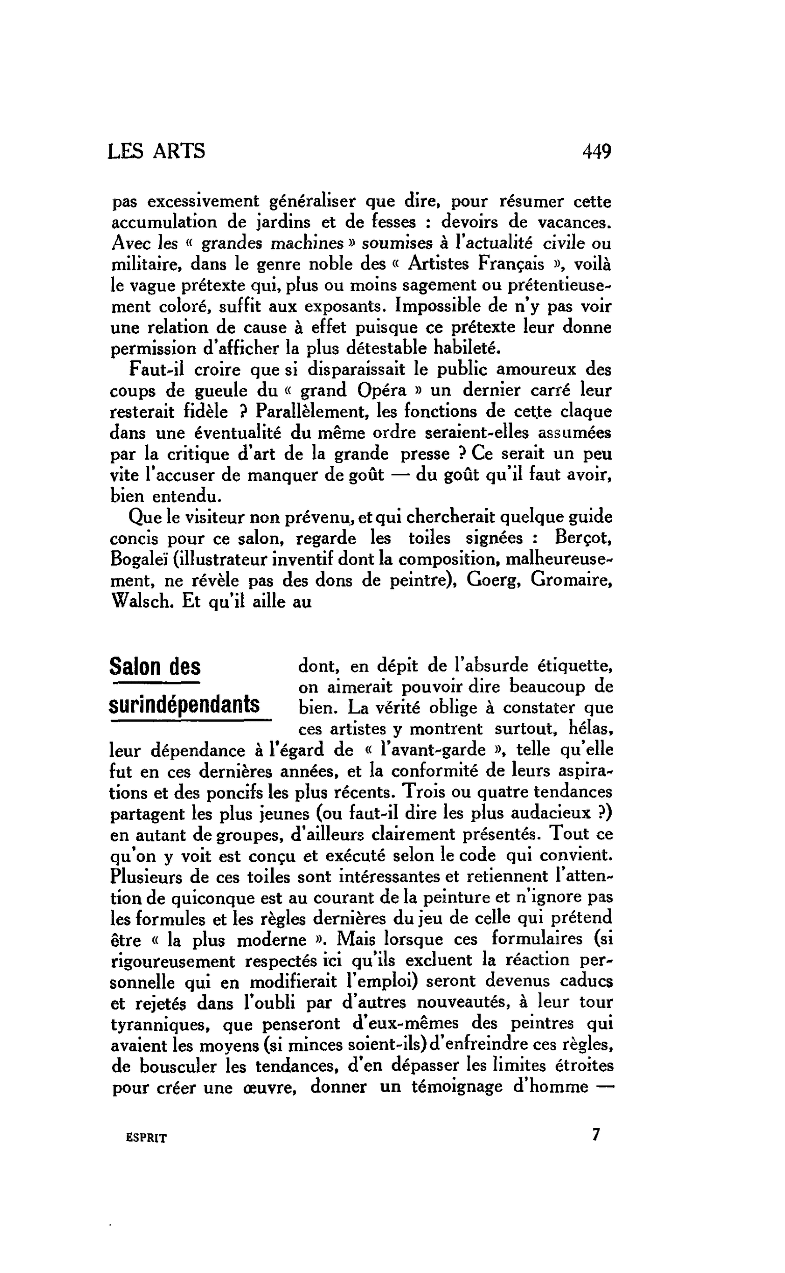 LES ARTS : Salon des surindépendants
