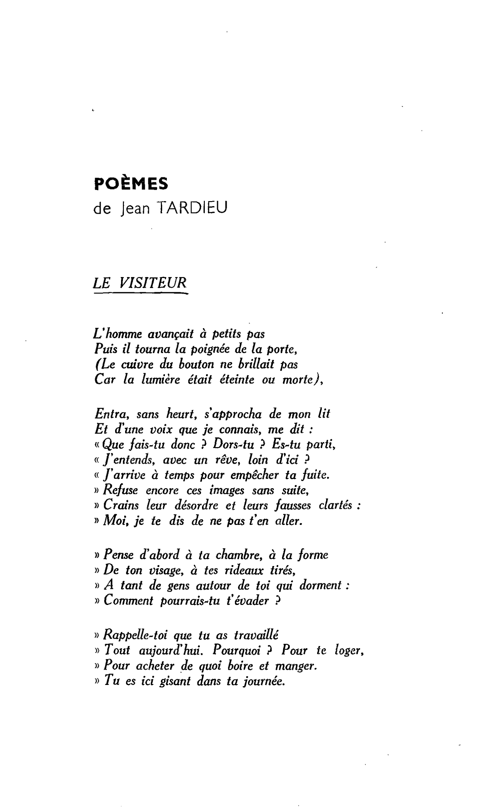 POÈMES