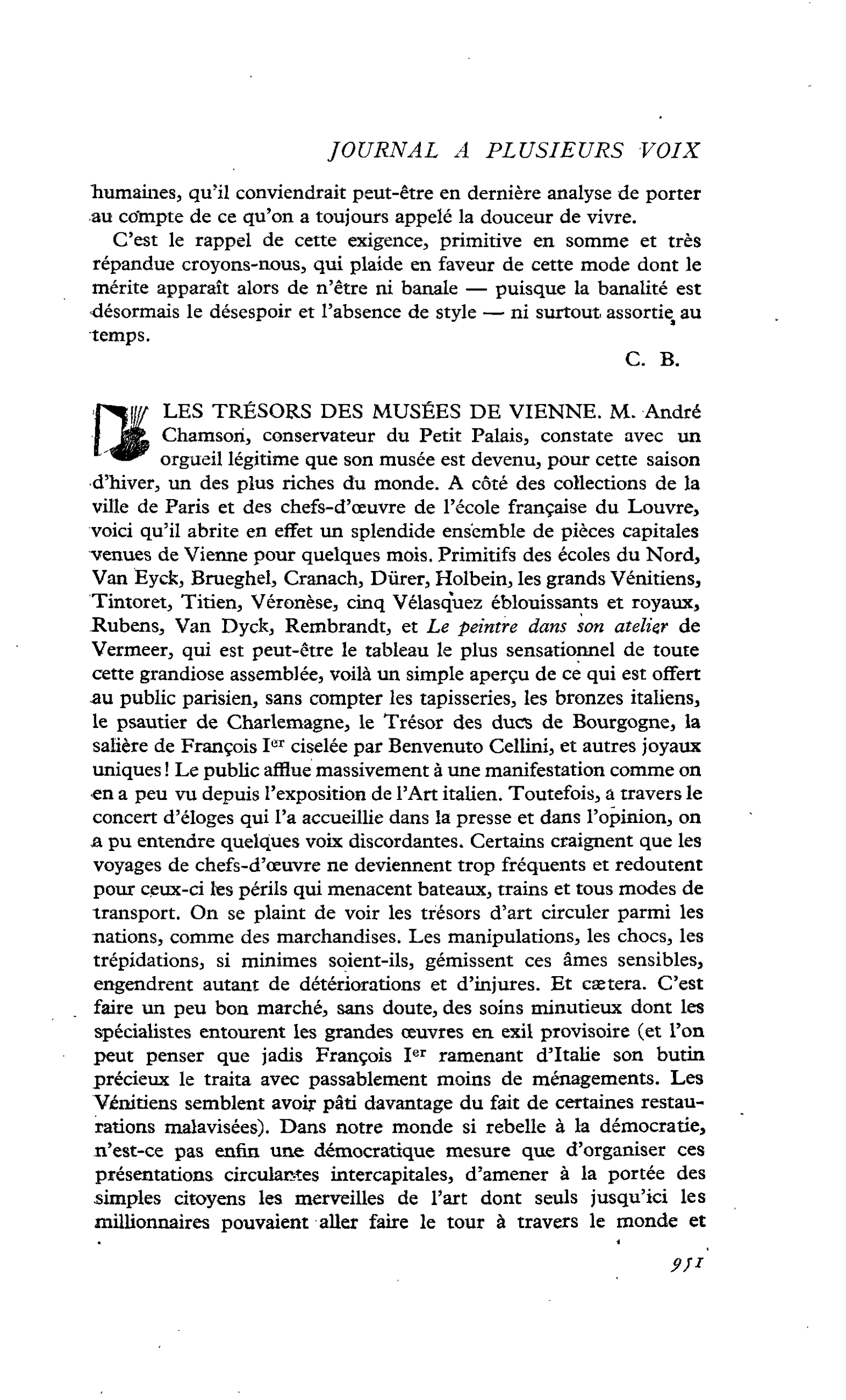 LES TRÉSORS DES MUSÉES DE VIENNE