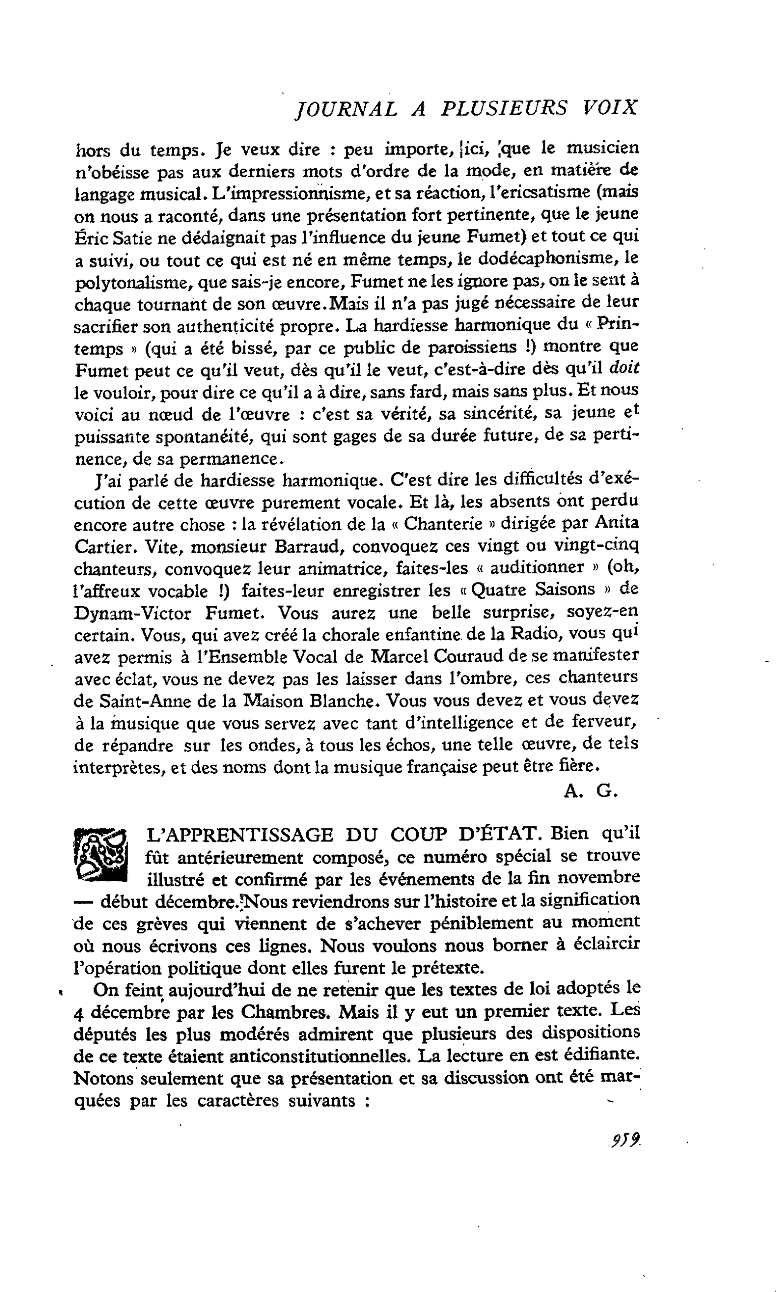 L’APPRENTISSAGE DU COUP D’ÉTAT