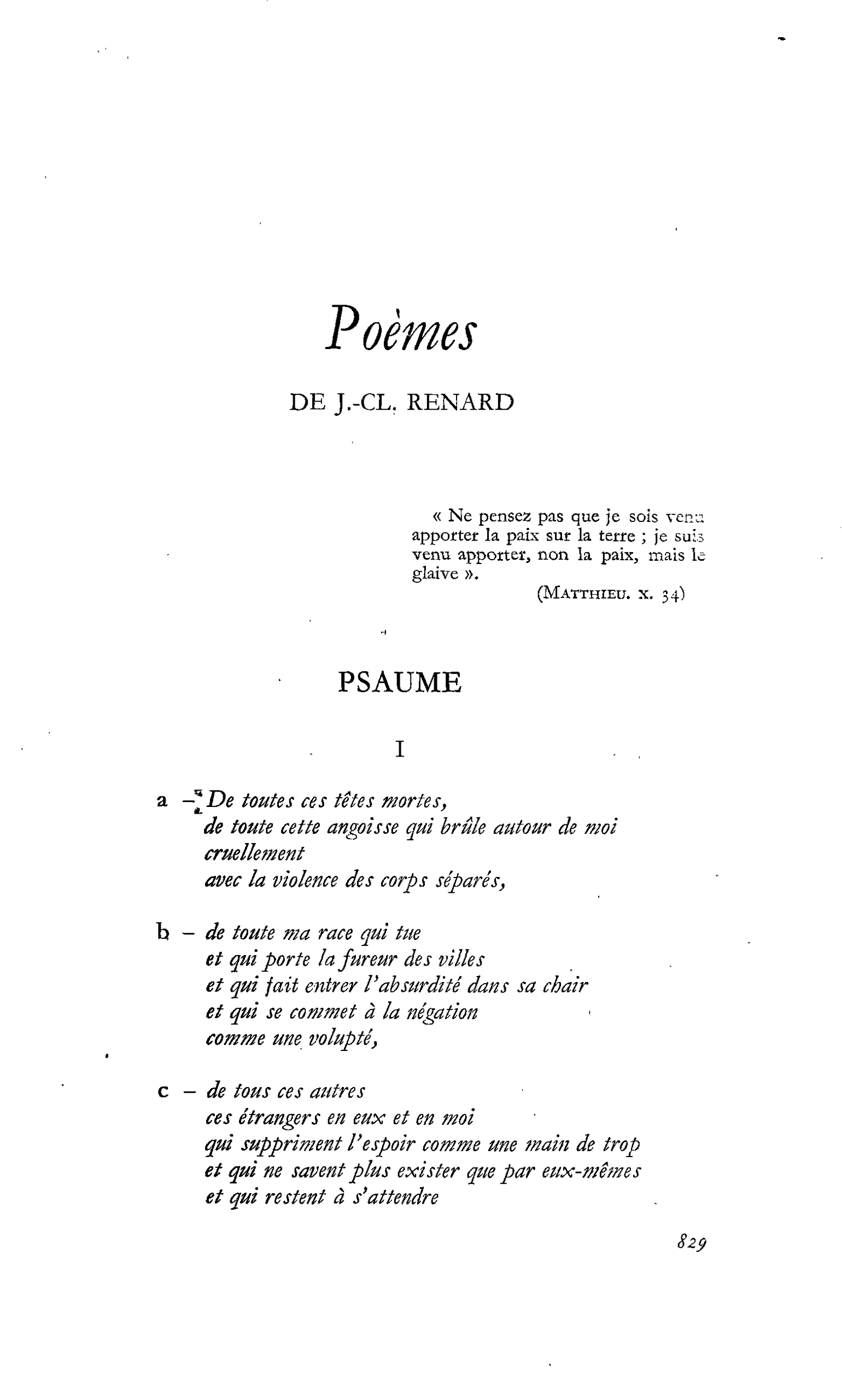 Poèmes