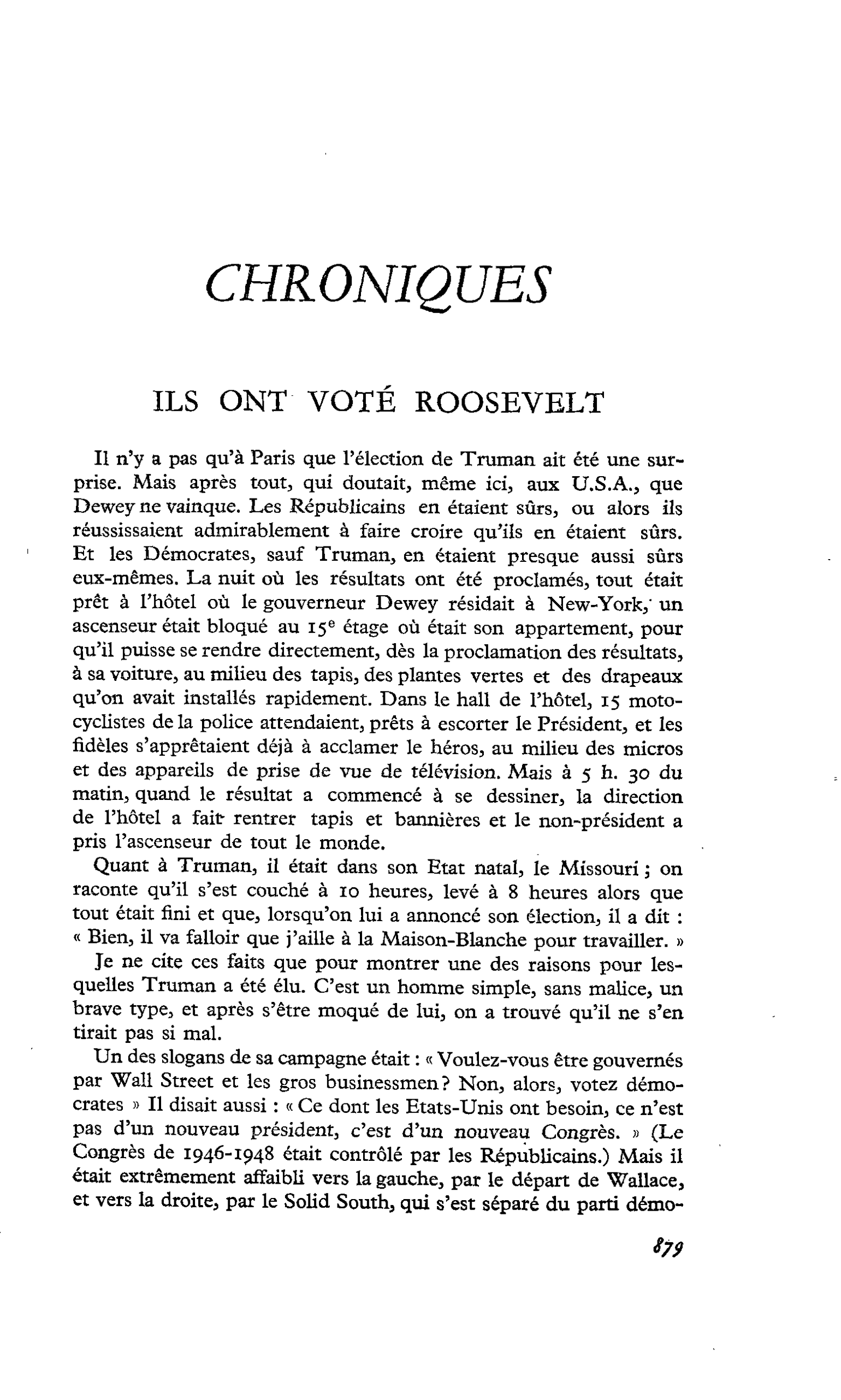 ILS ONT VOTE ROOSEVELT