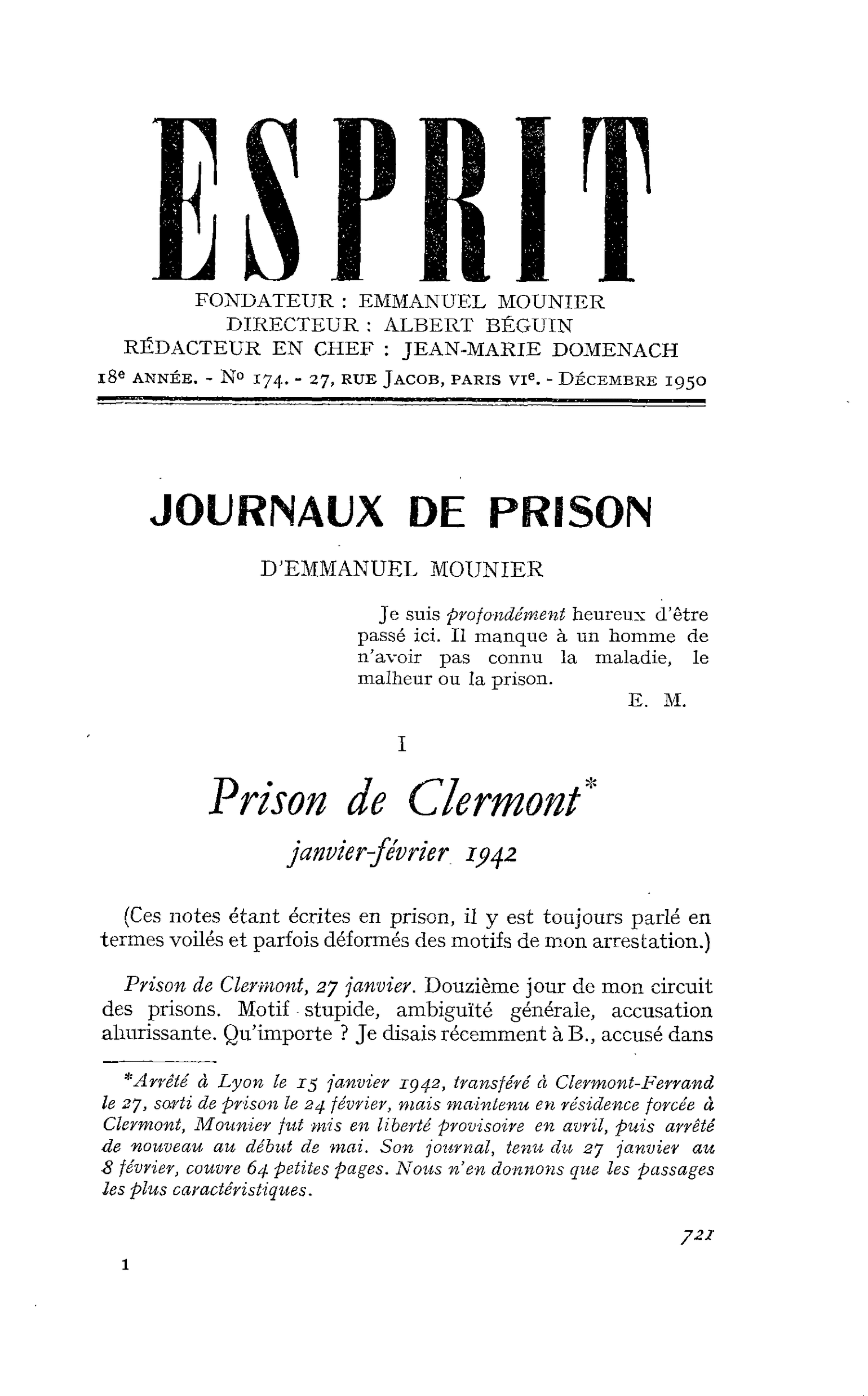 Journaux de prison