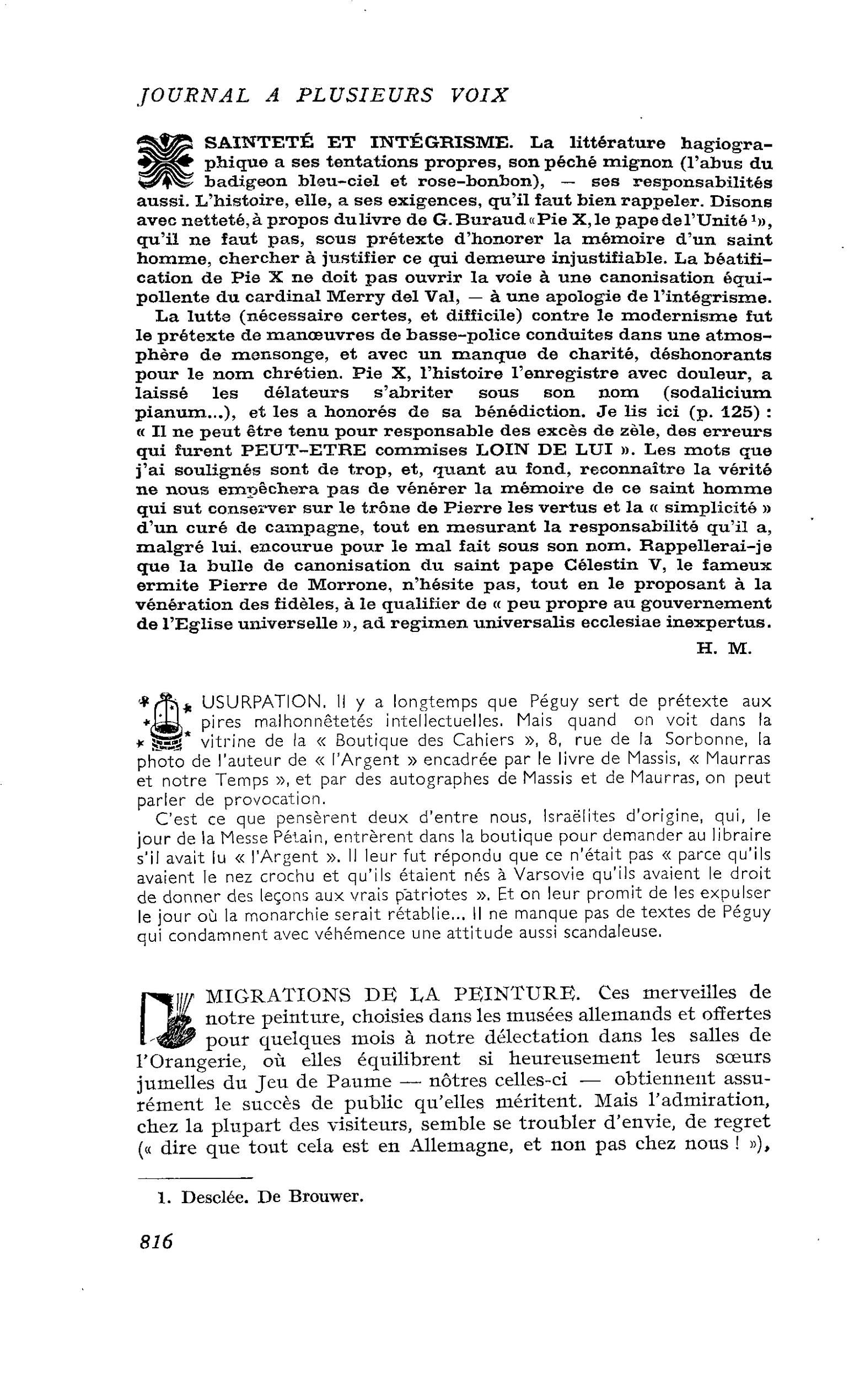 USURPATION