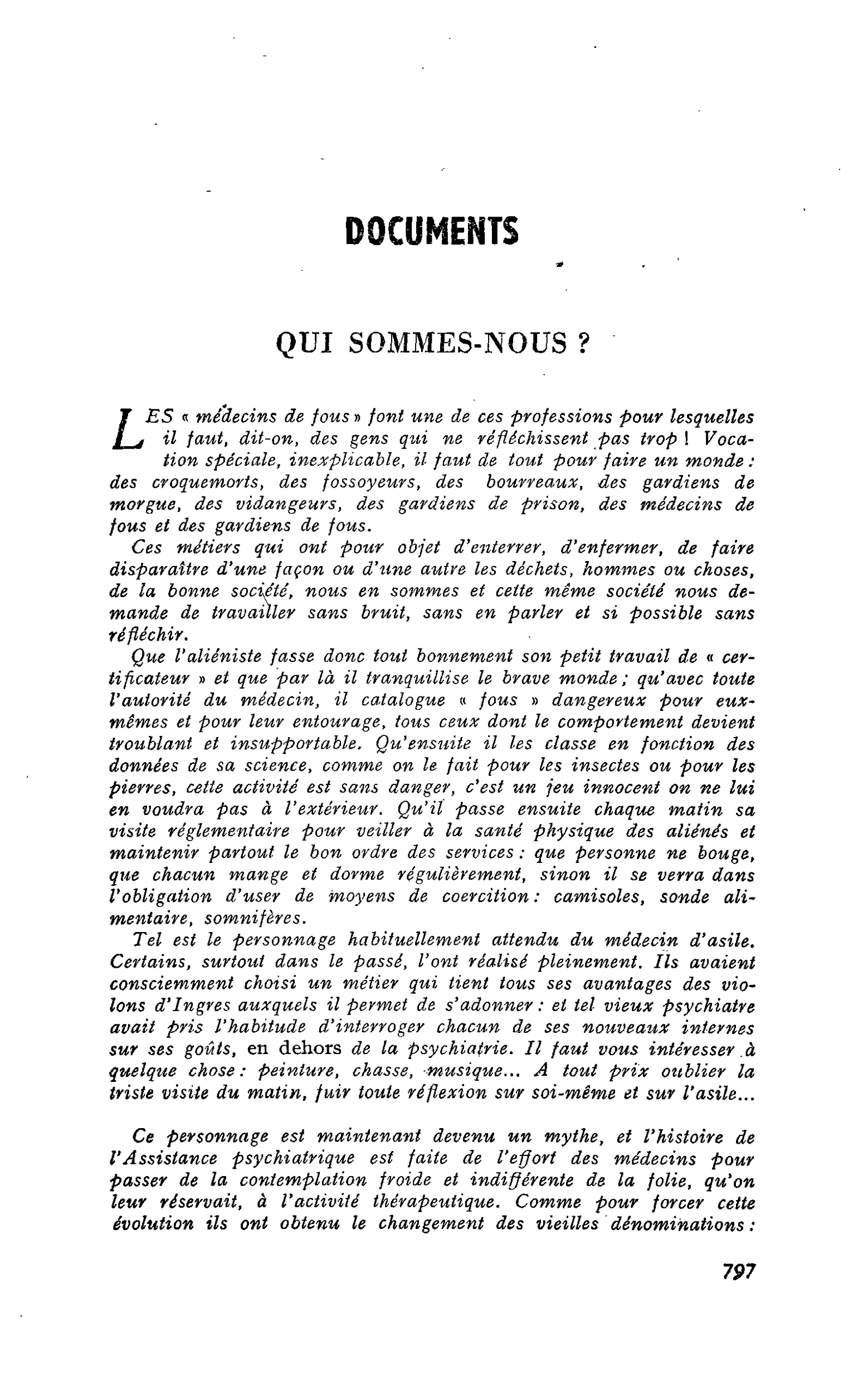 QUI SOMMES-NOUS ?