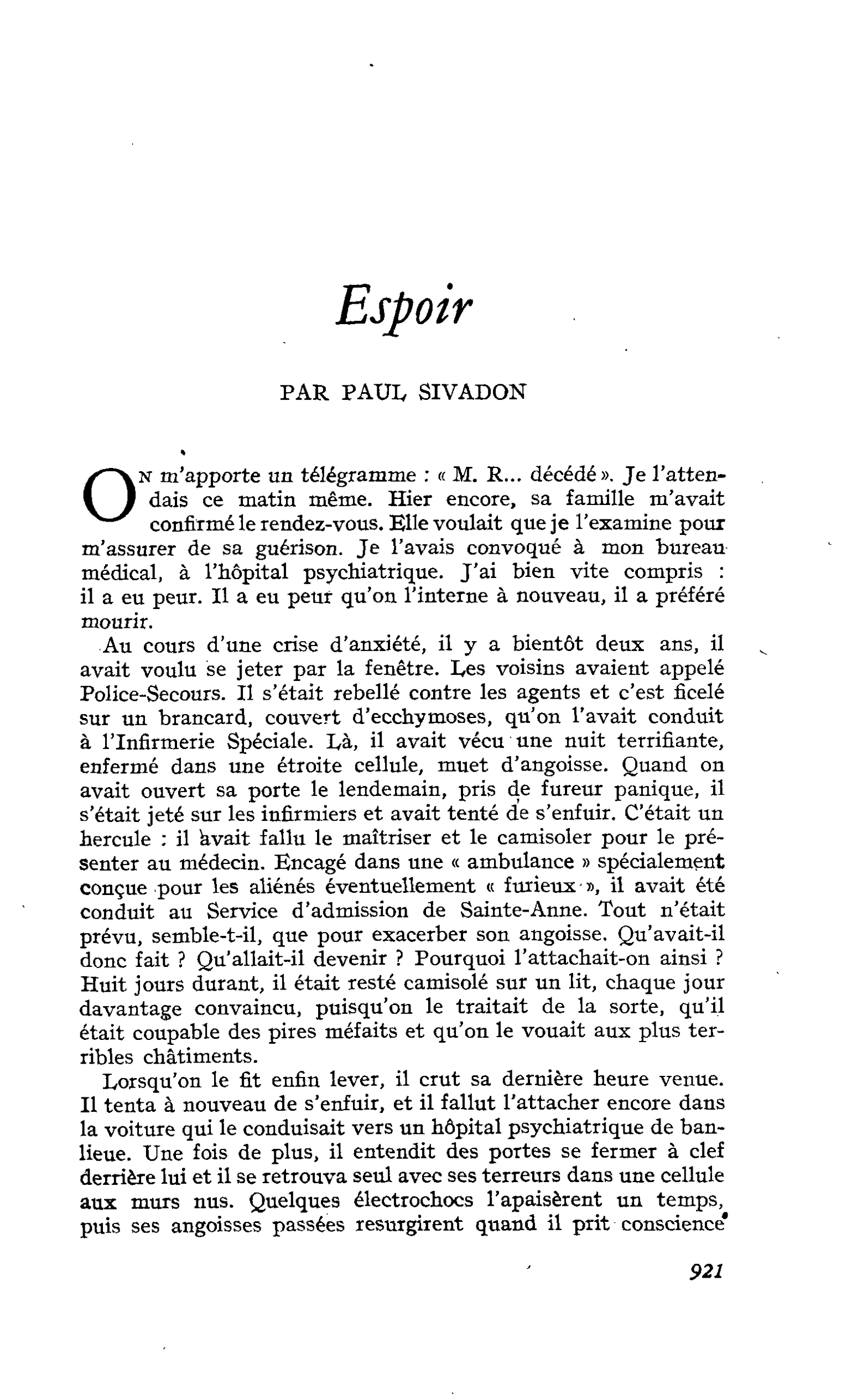 Espoir