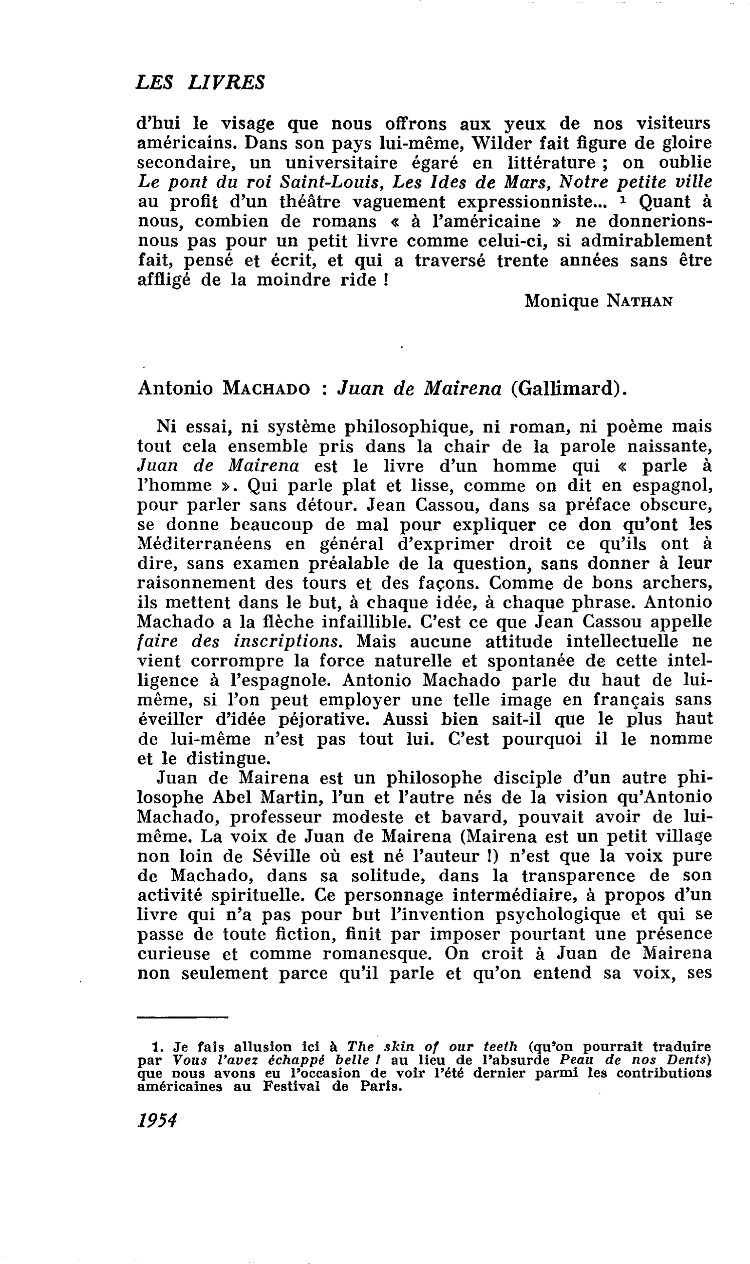 Antonio Machado : Juan de Mairena