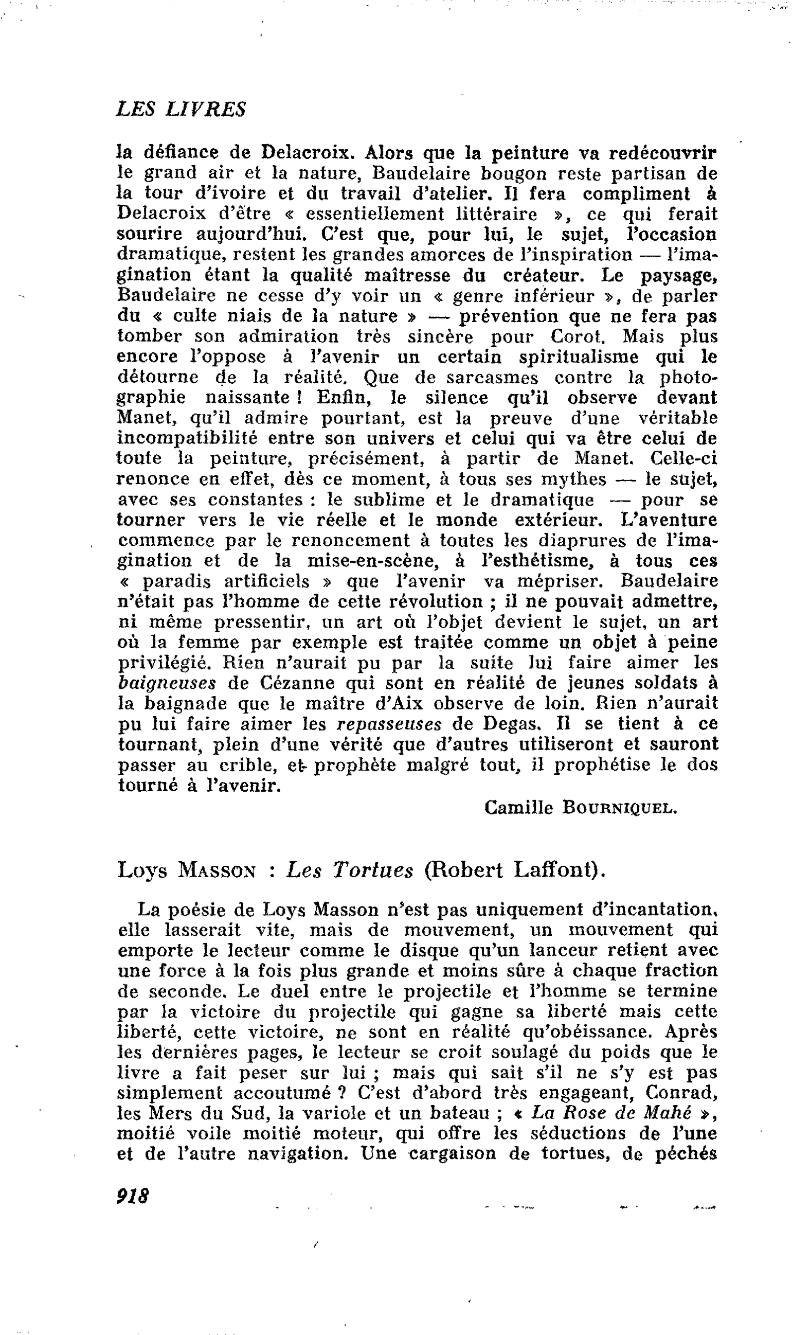 Loys Masson : Les Tortues