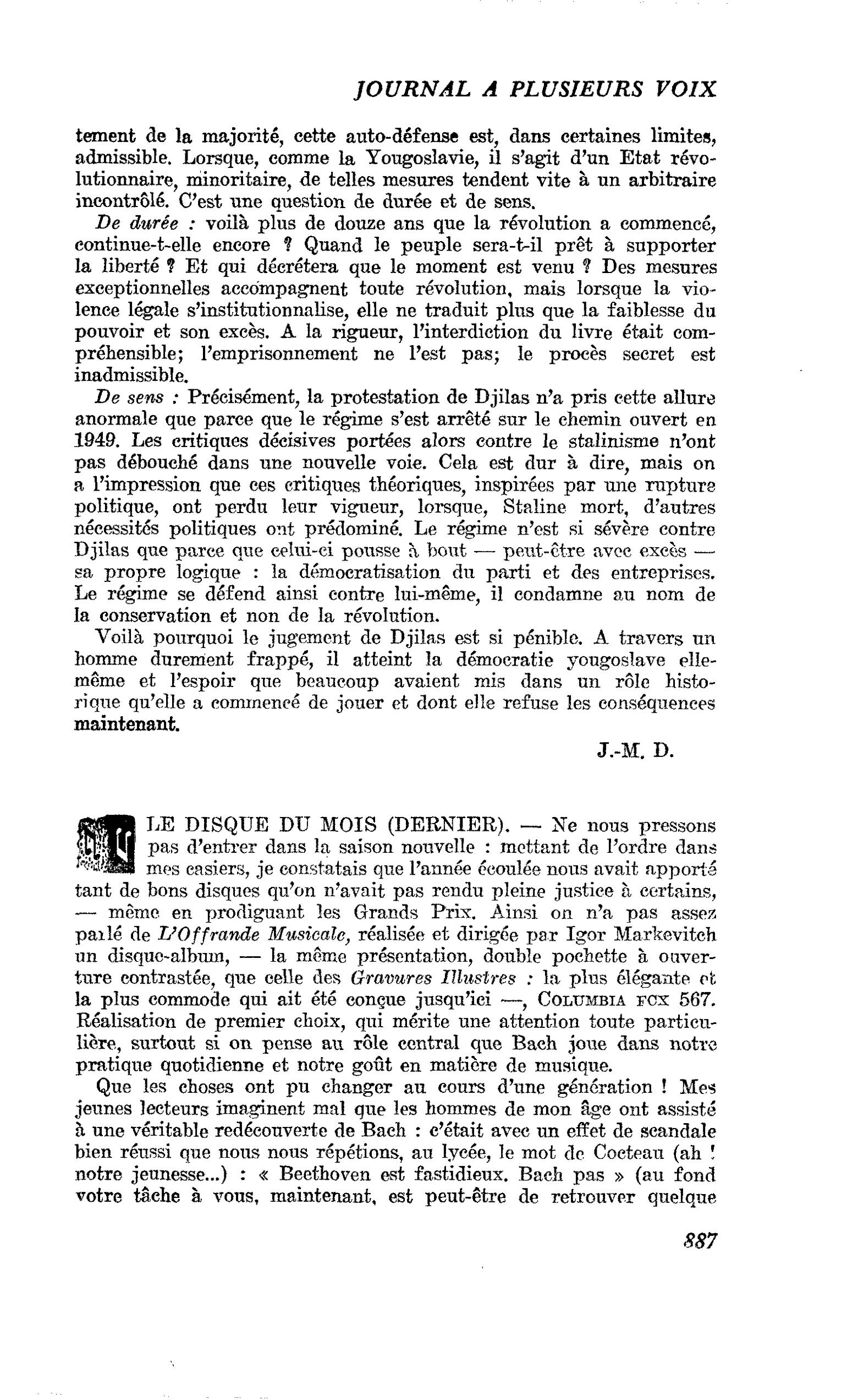 LE DISQUE DU MOIS (DERNIER)