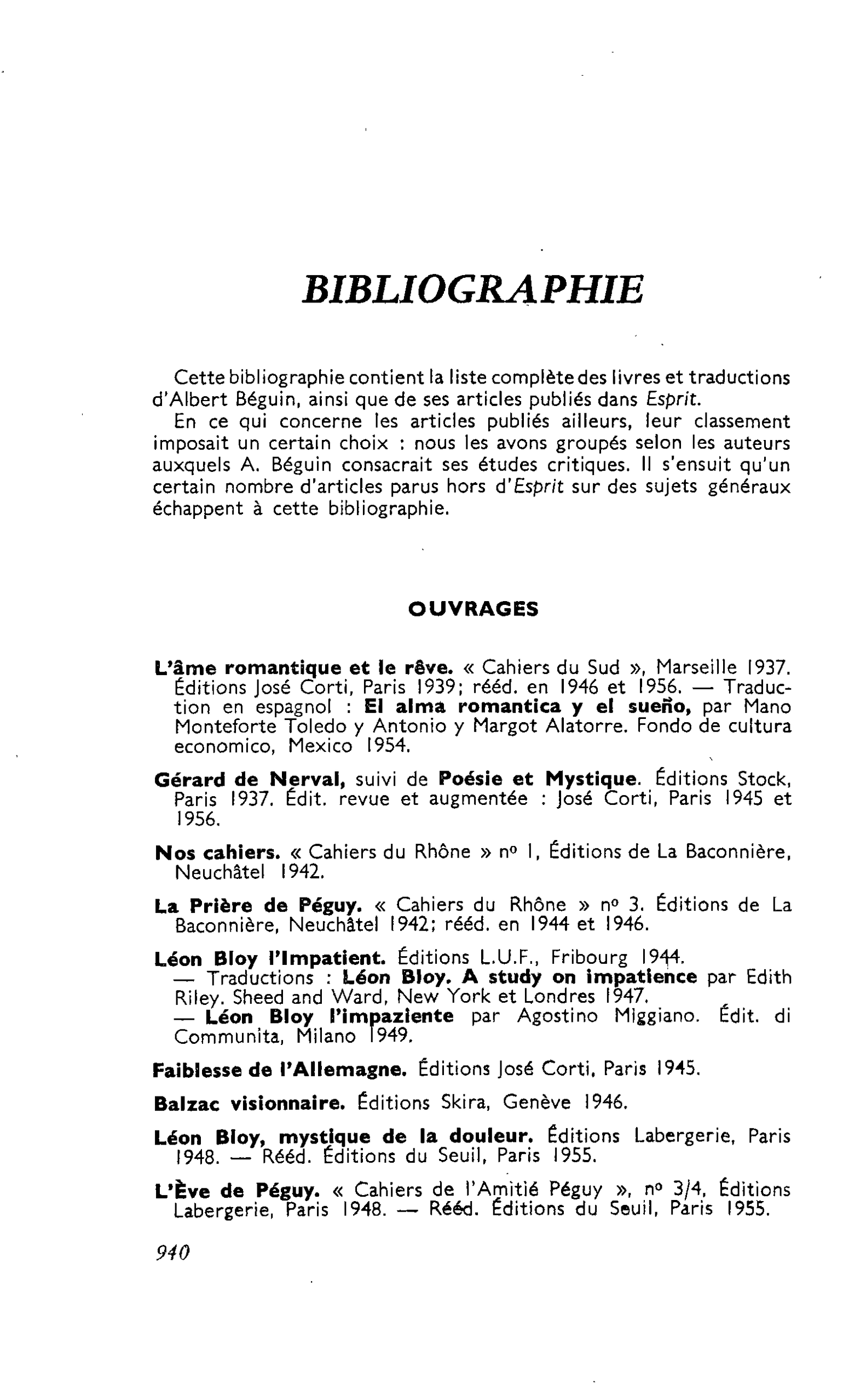 Bibliographie