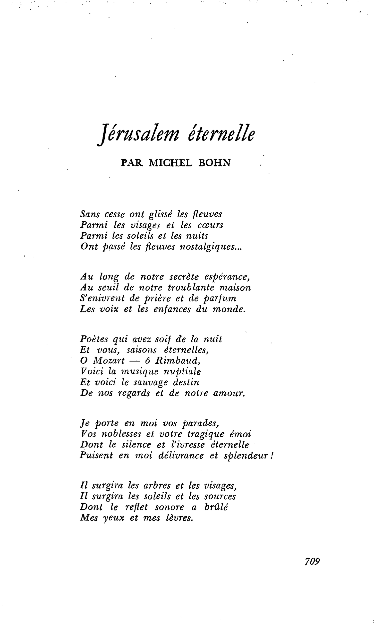 Jérusalem éternelle