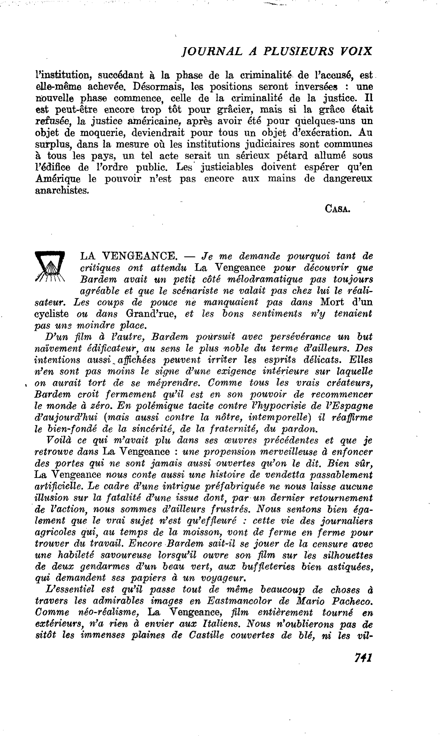 LA VENGEANCE