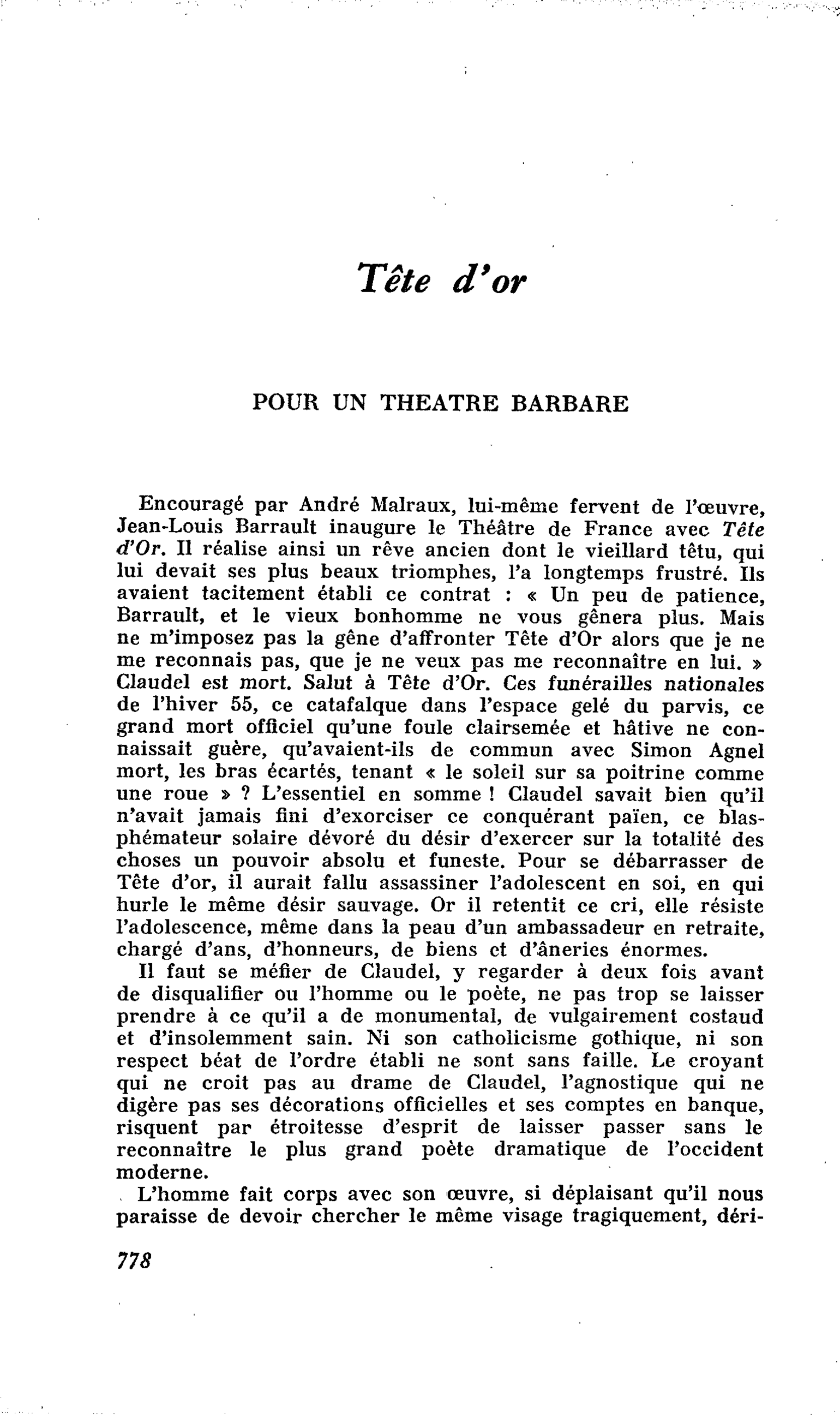 Tête d’or