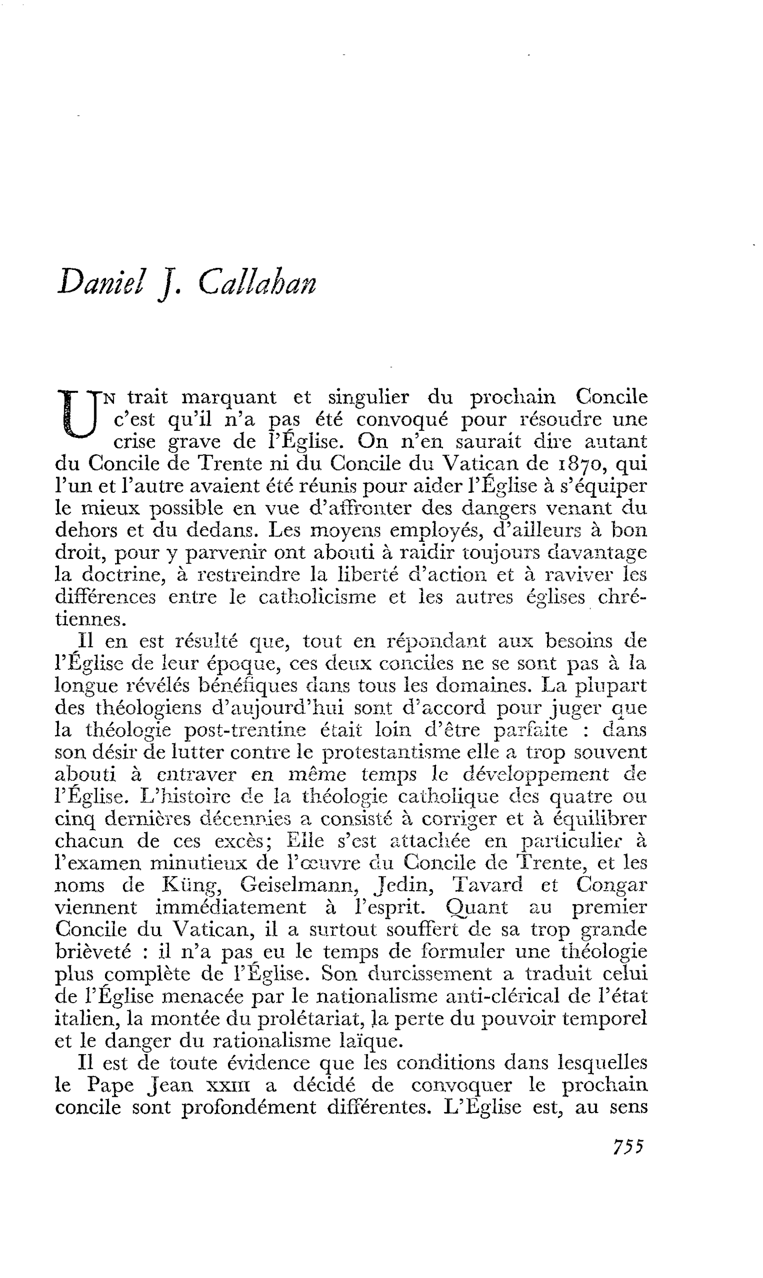 Daniel J. Callahan