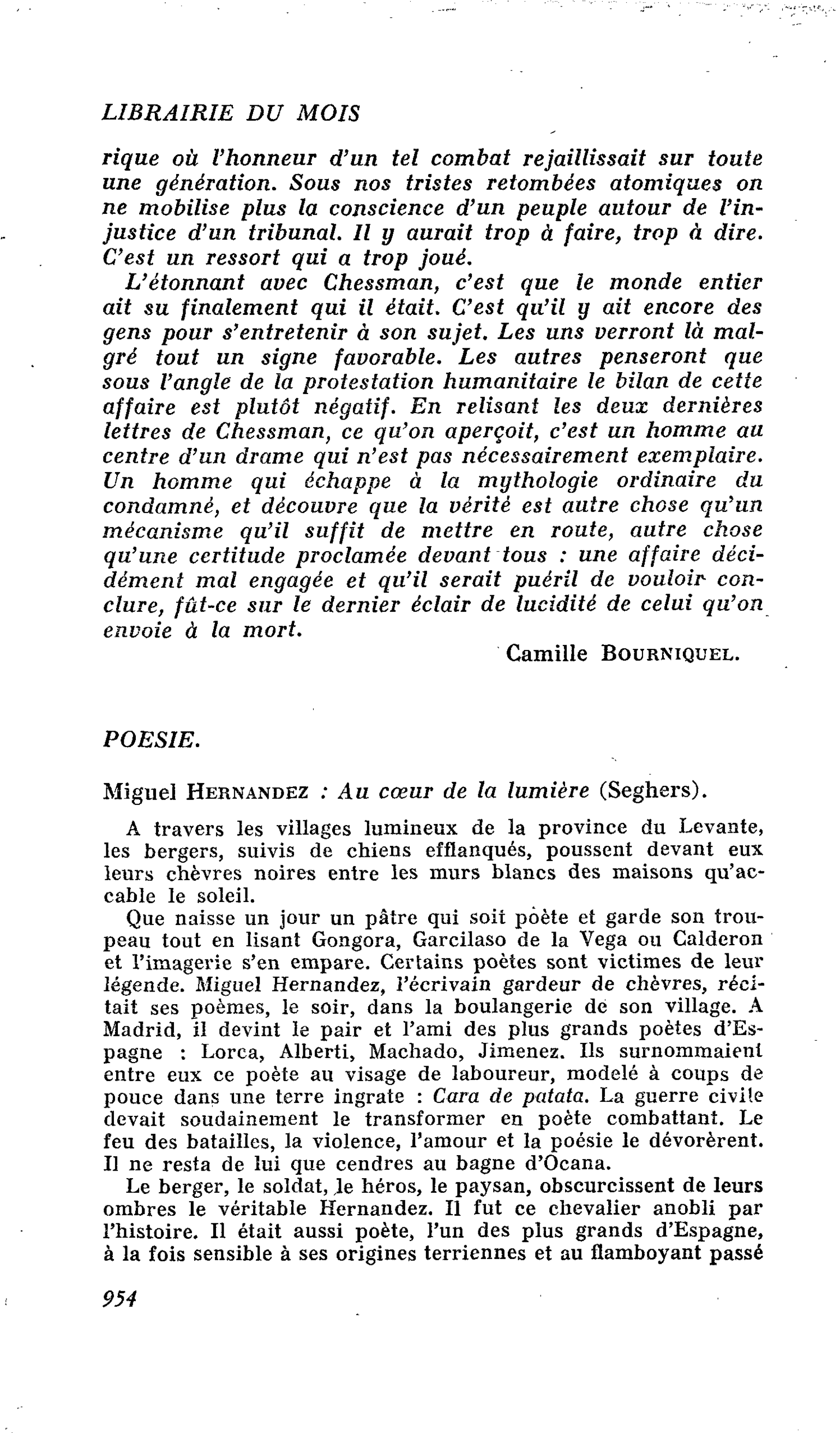 Miguel Hernandez : Au coeur de la lumière