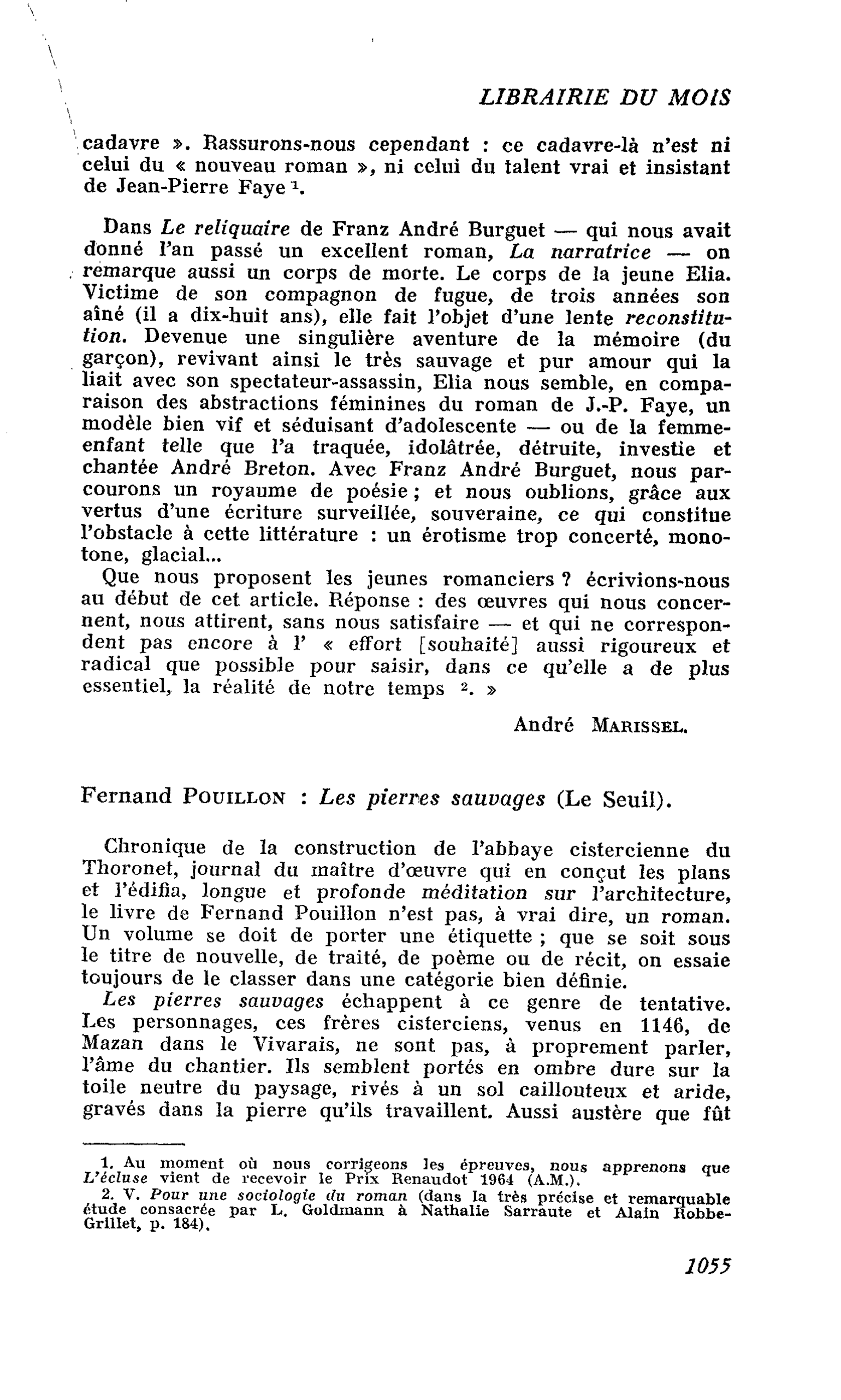 Fernand Pouillon : Les pierres sauvages
