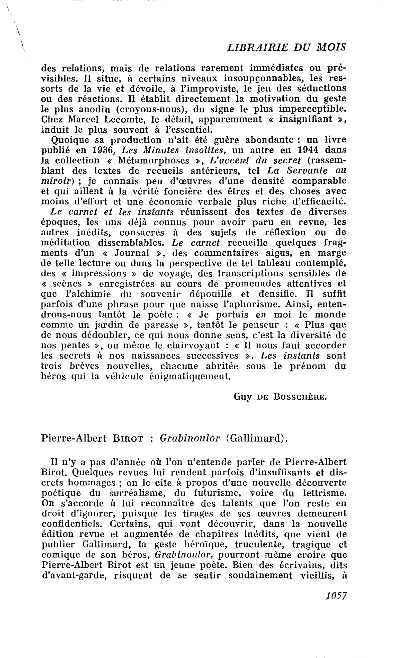 Pierre-Albert Birot : Grabinoulor