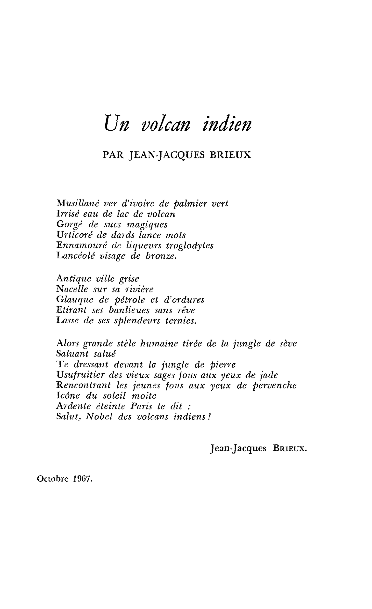 Un volcan indien